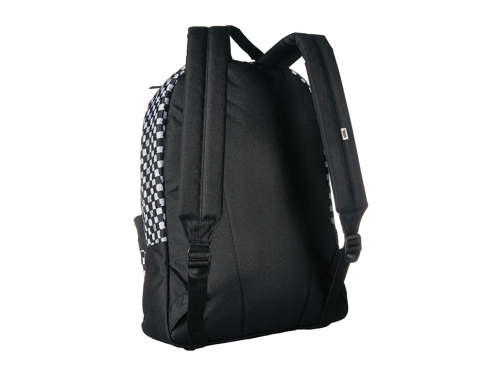 Vans Cotton Realm Classic Backpack (diy Checkerboard) Backpack Bags in Black - Lyst
