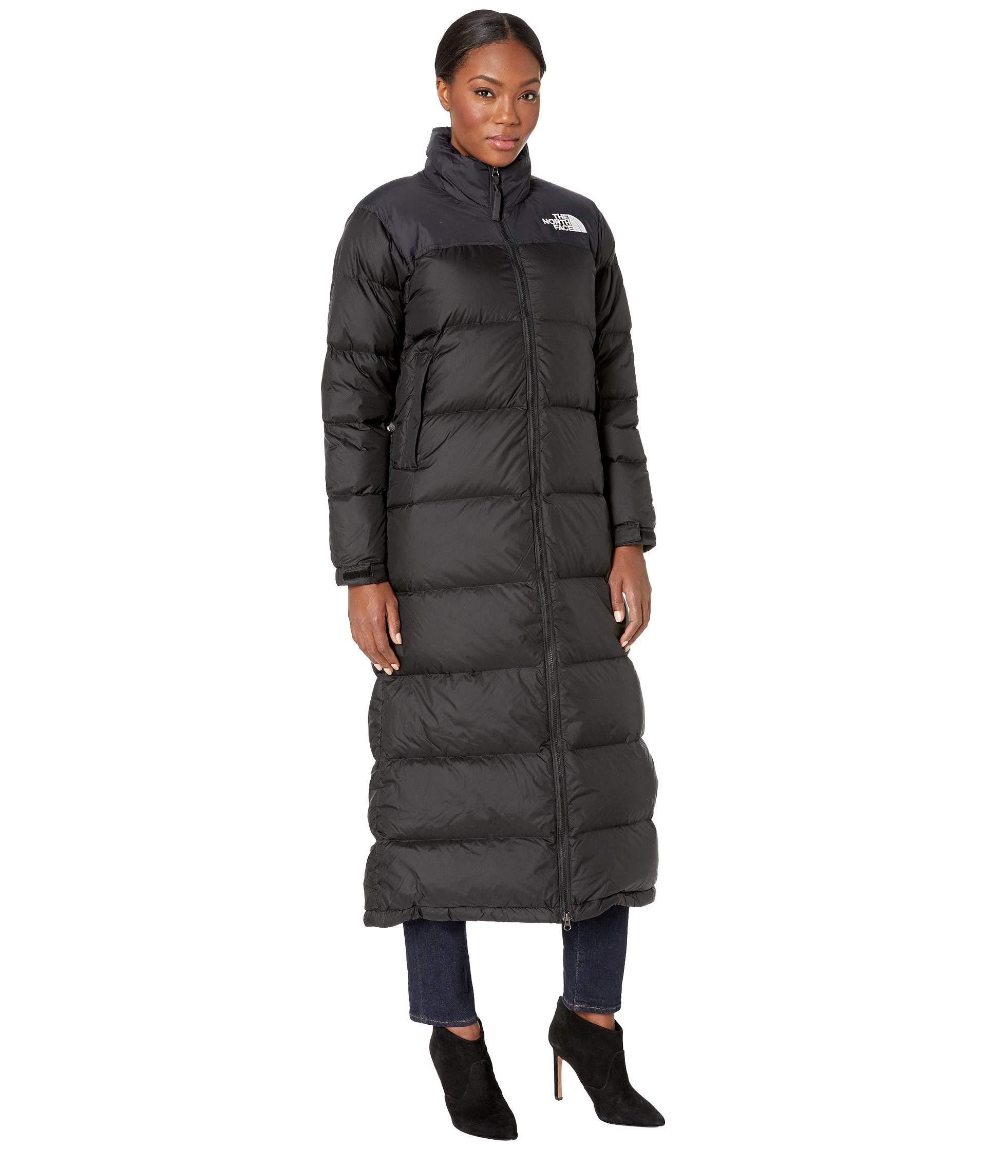 long puffer north face jacket