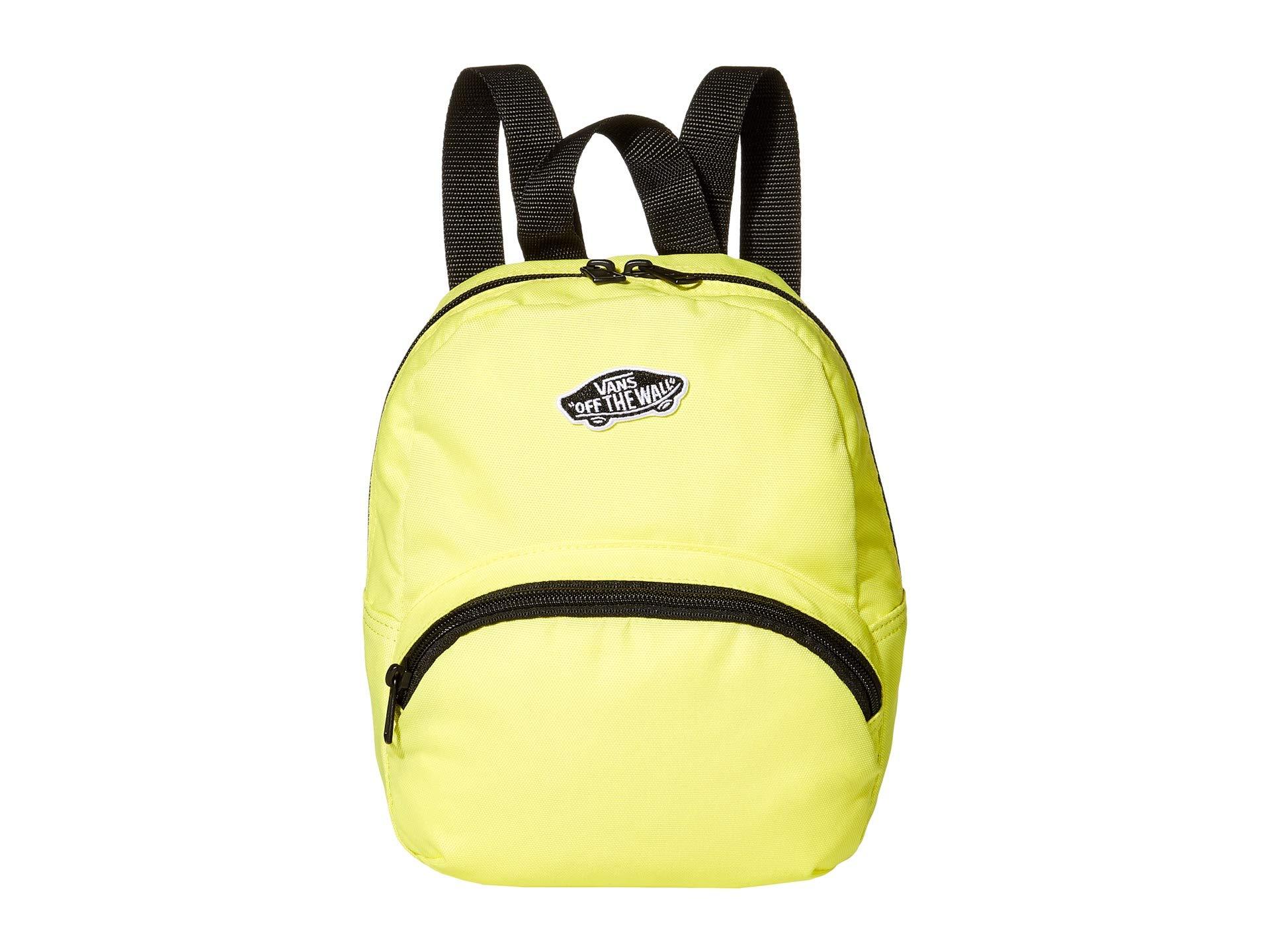 vans mini backpack yellow