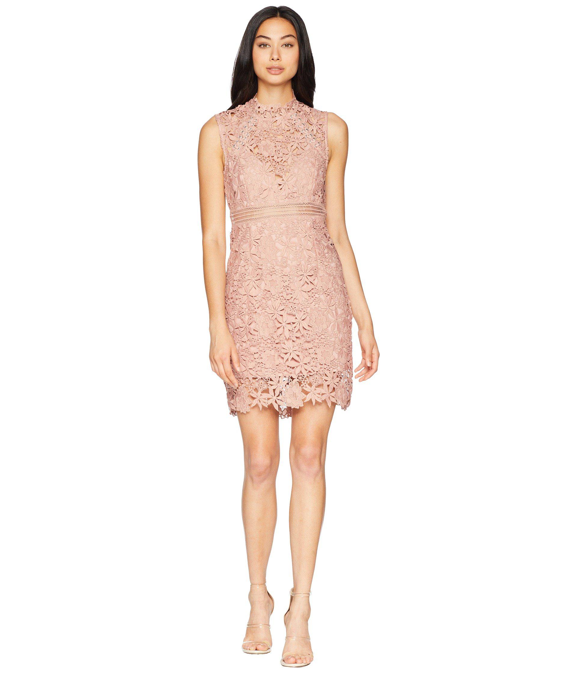 bardot paris lace dress black
