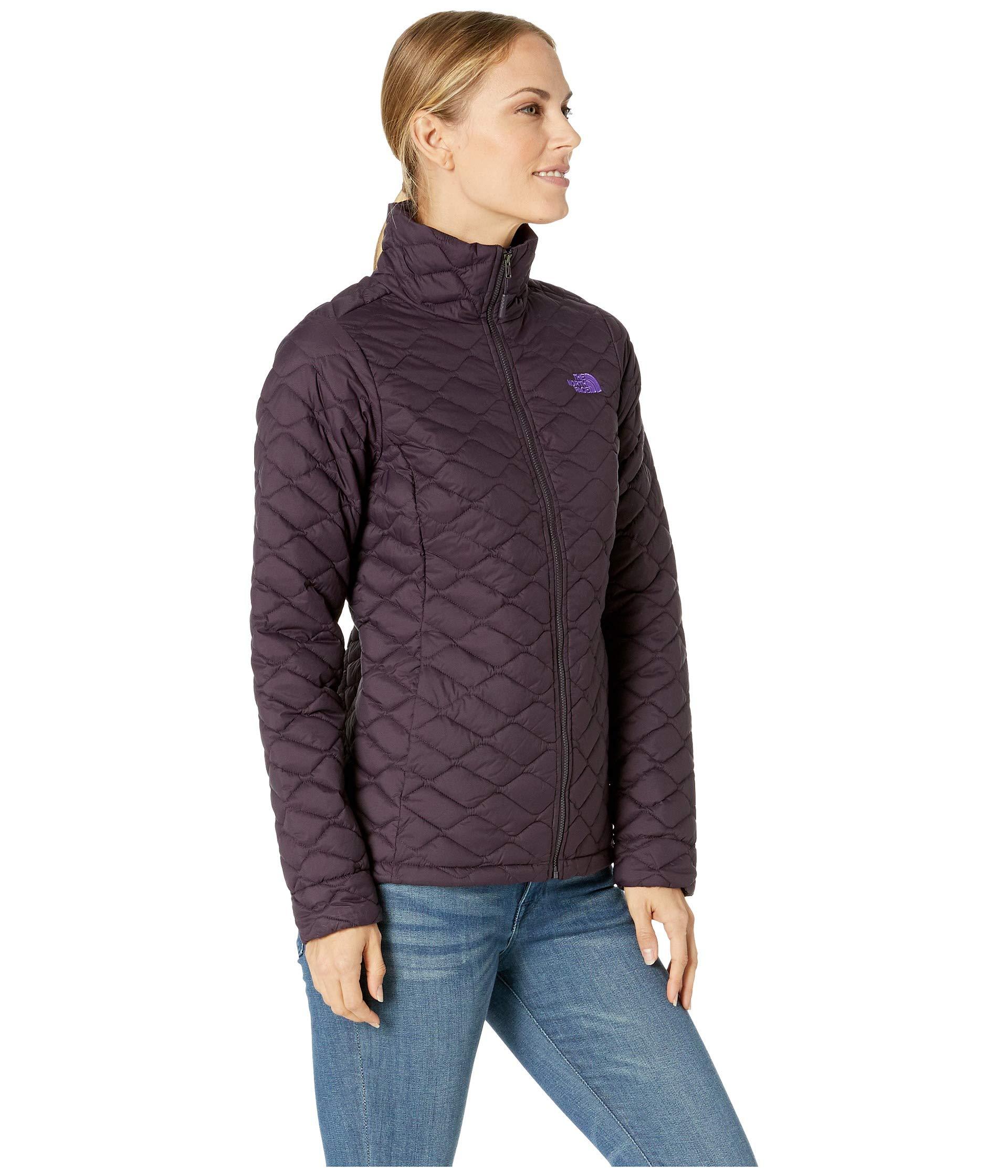 The North Face Synthetic Thermoballtm Jacket (galaxy Purple Matte) Coat -  Lyst
