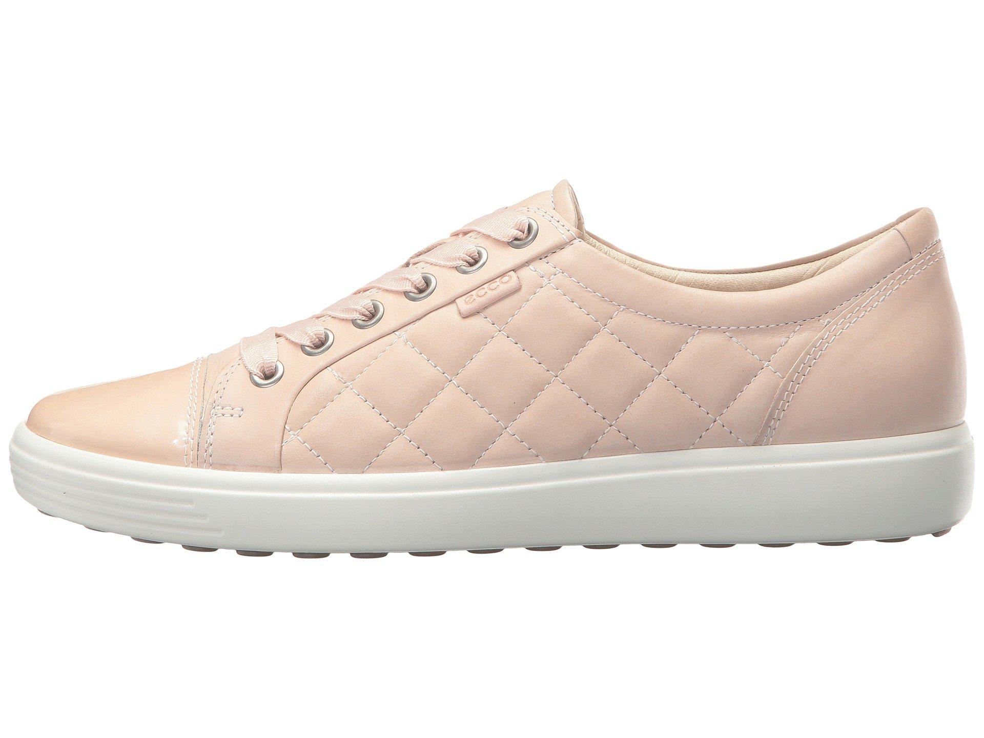 ecco soft 7 quilted tie sneaker
