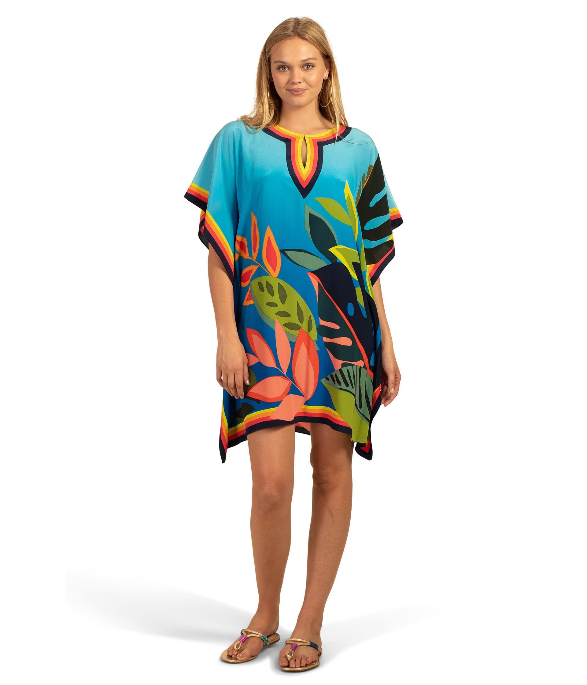 Trina Turk Silk Theodora Dress in Blue Lyst