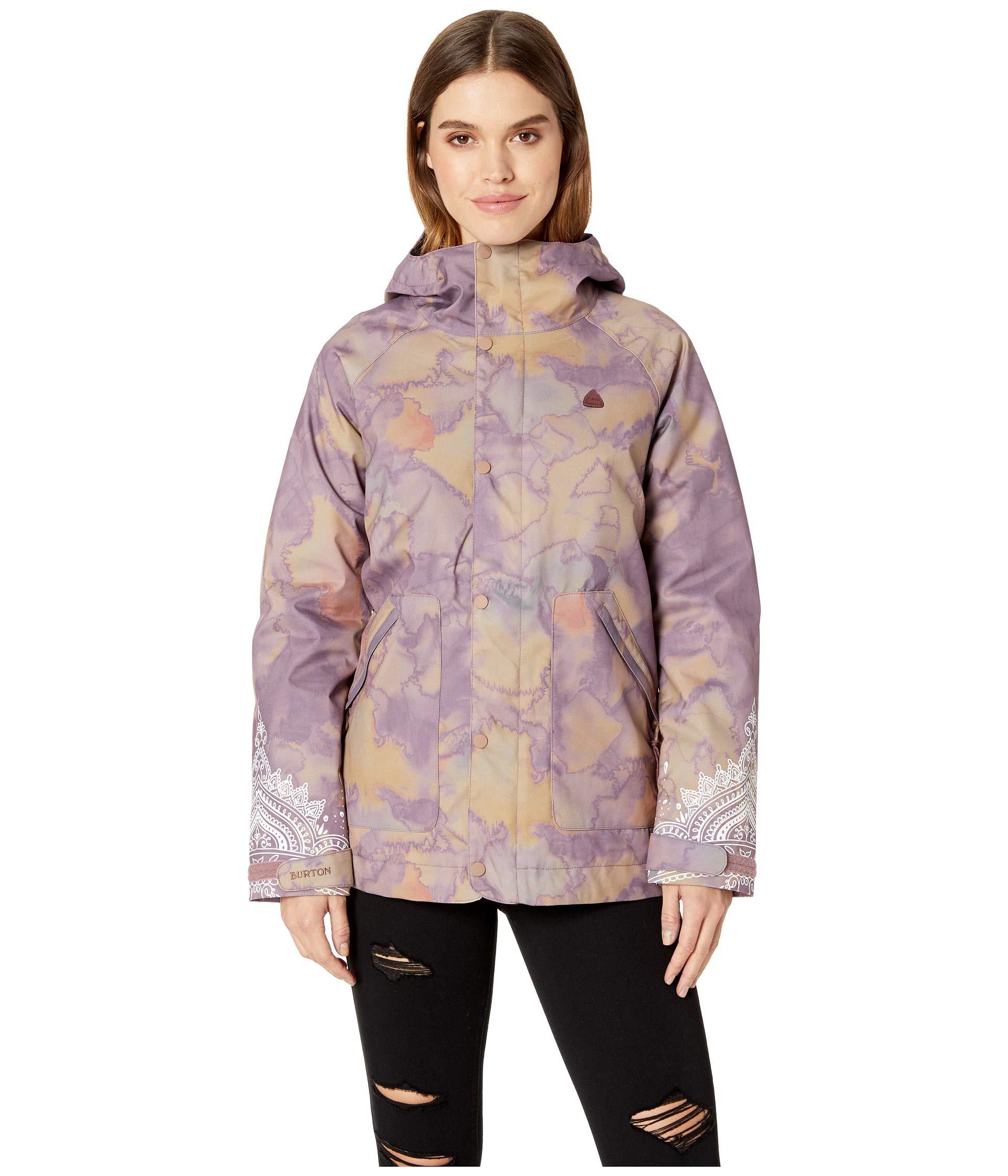 burton womens camo jacket