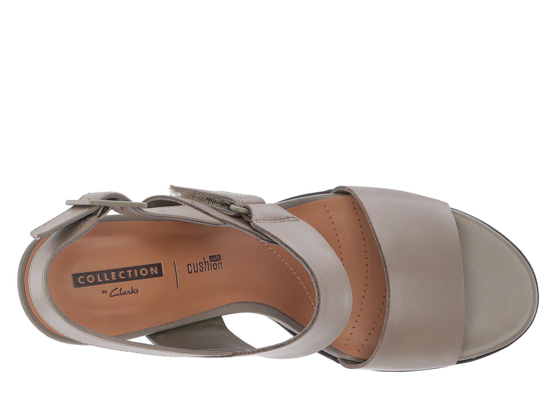 clarks women's kurtley shine platform