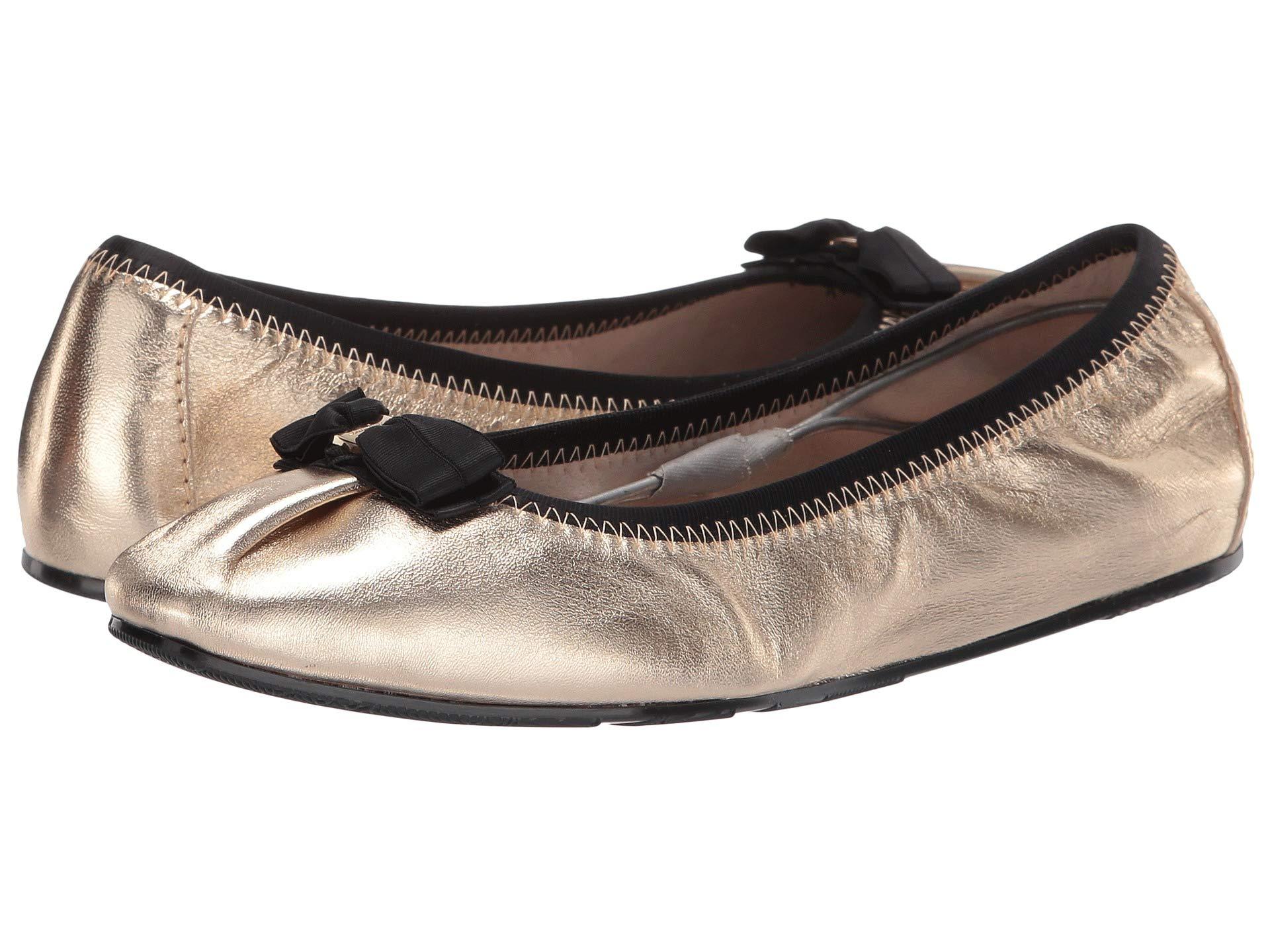 Ferragamo Leather Joy Ballet Flat | Lyst