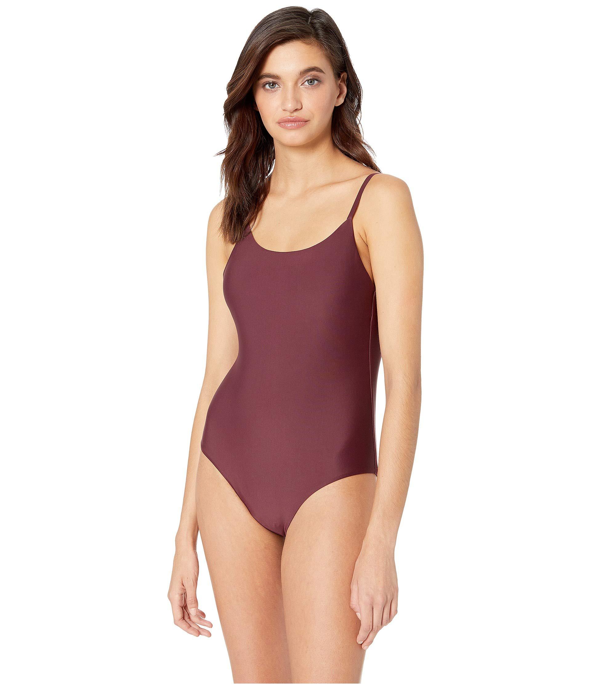 Body Glove Womens Smoothies Simplicity Solid One Piece Swimsuit