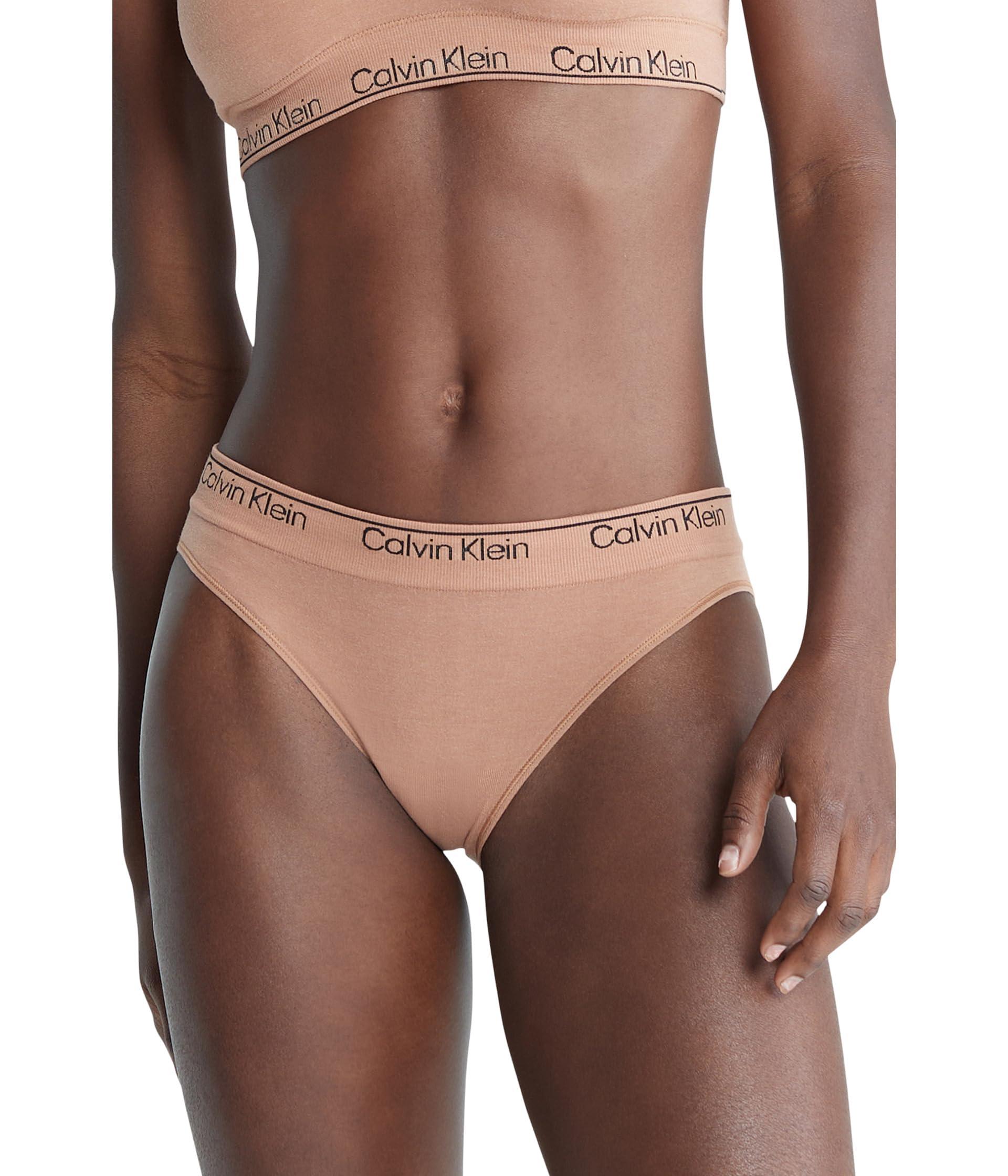 Calvin Klein Modern Cotton Naturals Bikini in Brown | Lyst