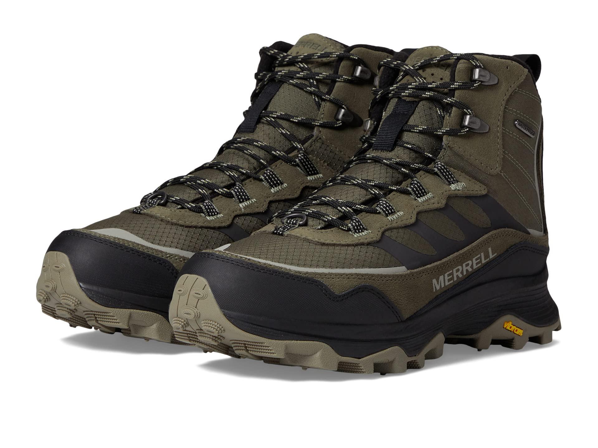 Merrell Moab Speed Thermo Mid Waterproof in Black for Men | Lyst