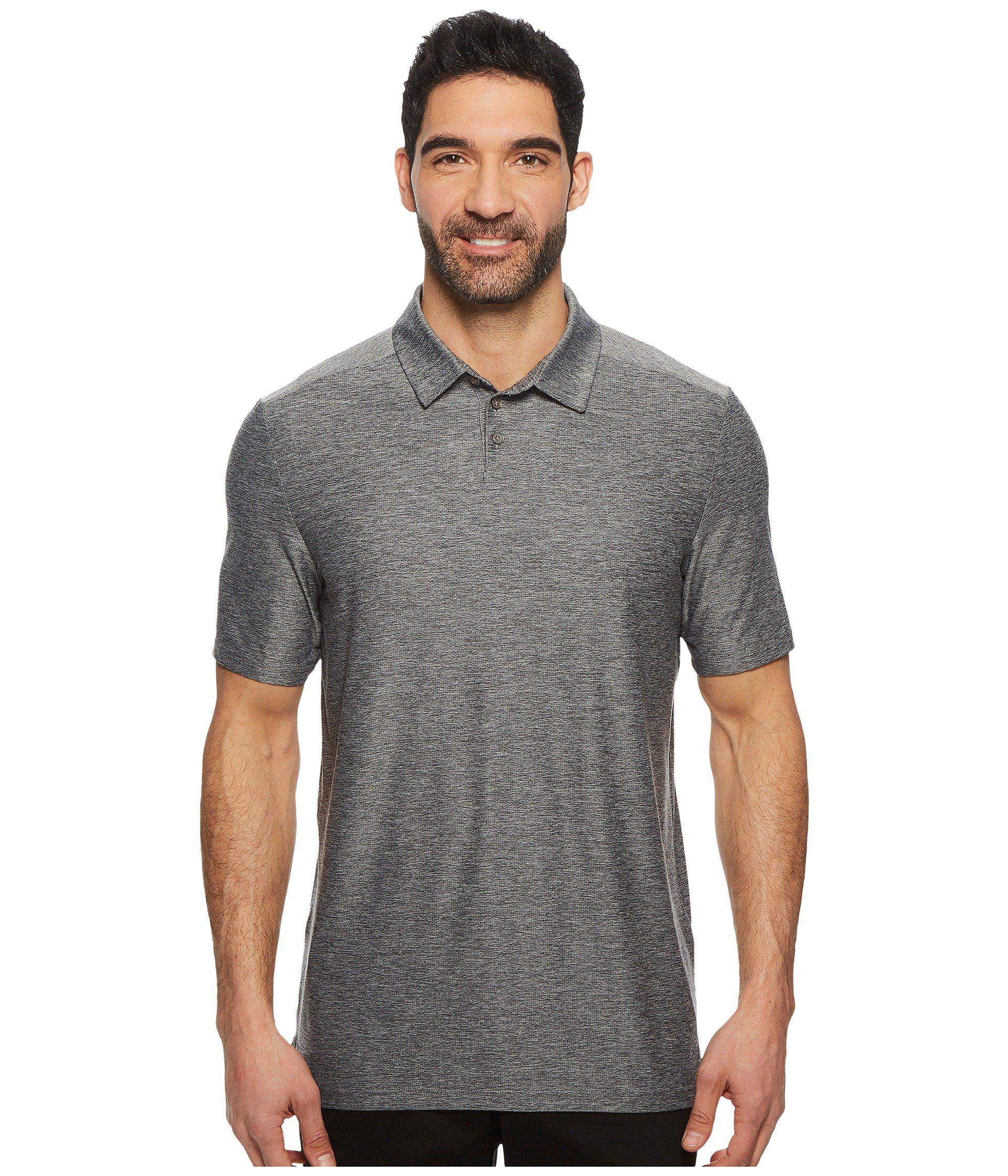 skechers polo shirt mens grey