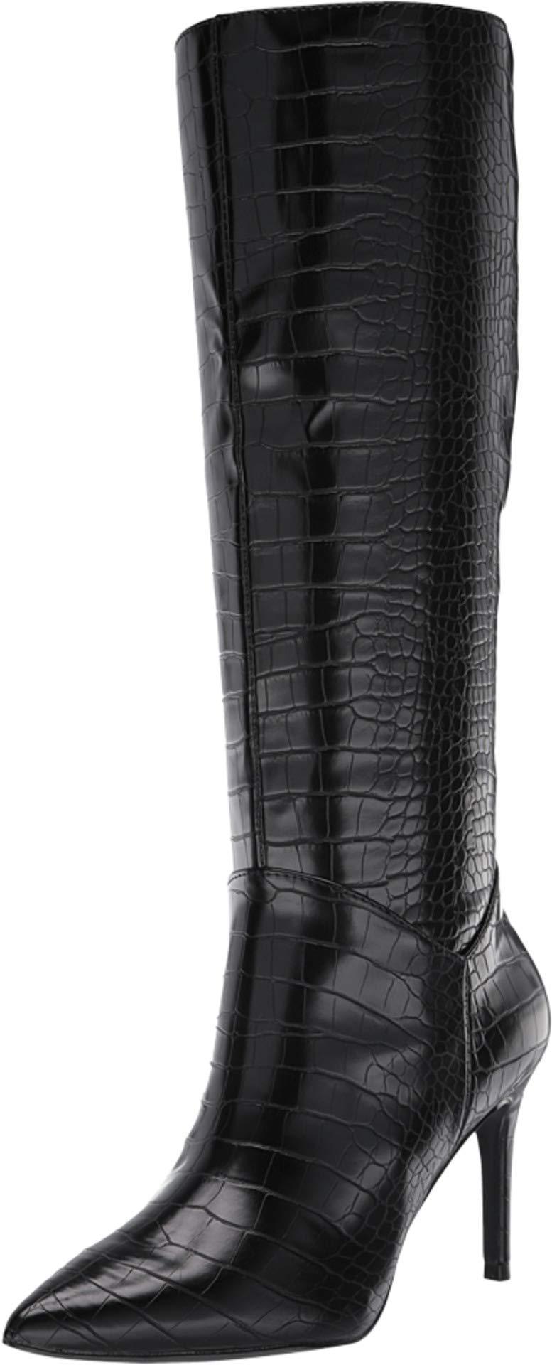 steve madden kinga embossed knee high boot