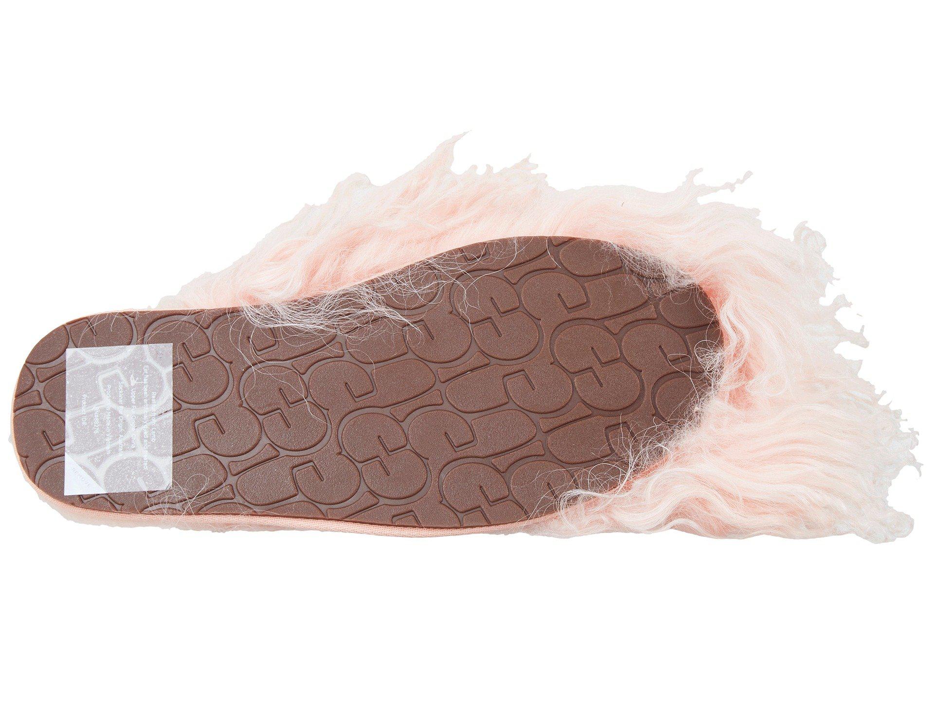 UGG Fluff Momma Mongolian Clog in Pink | Lyst