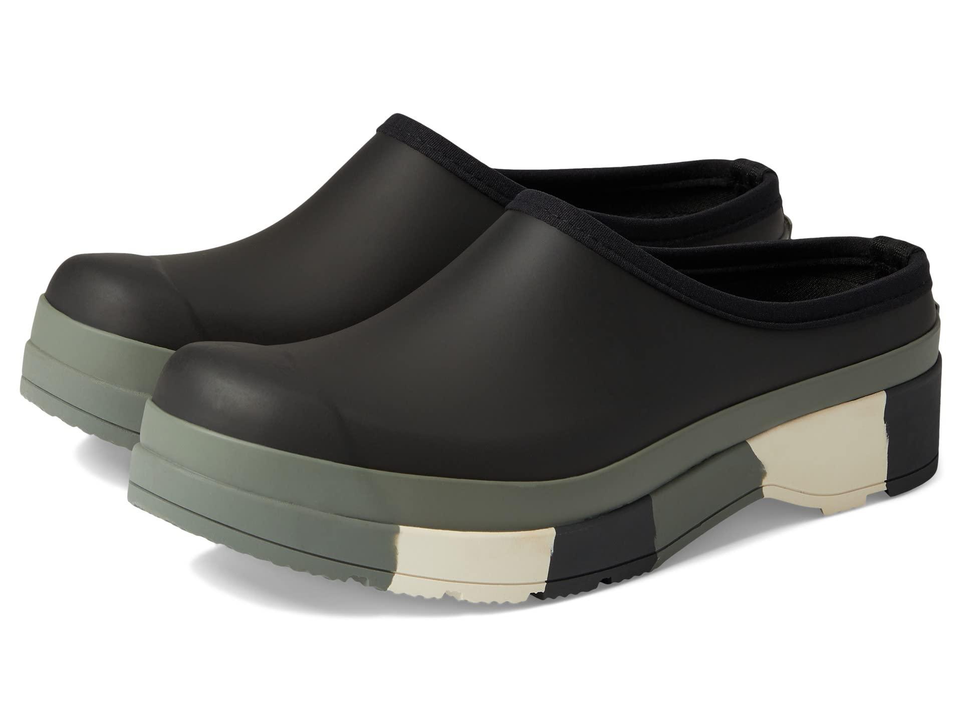 HUNTER Play Striped Sole Clog in Black for Men Lyst