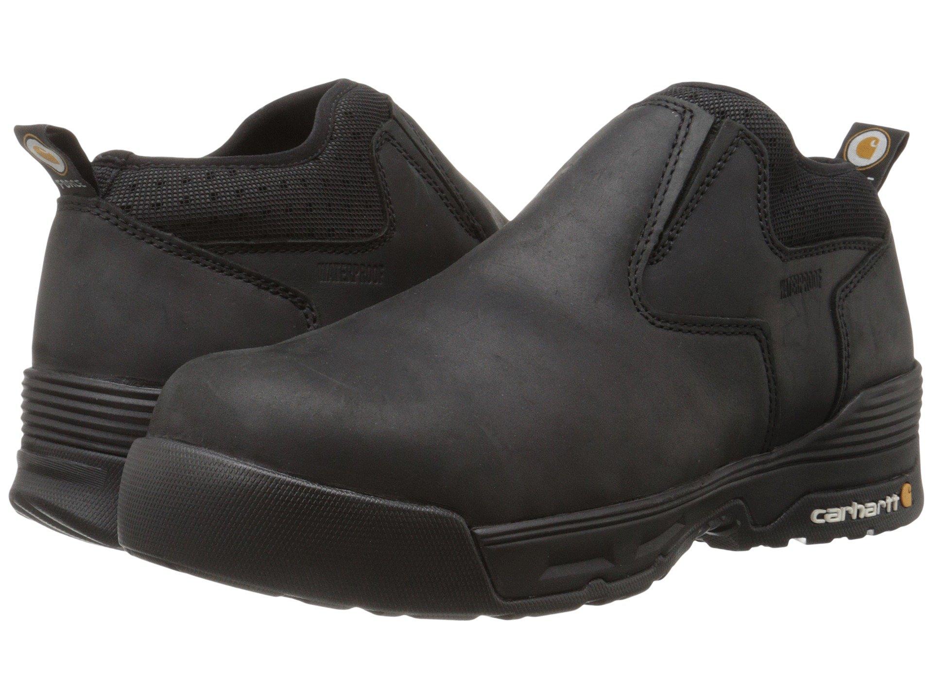 Carhartt 4 Comp Toe Waterproof Slip-on in Black for Men | Lyst