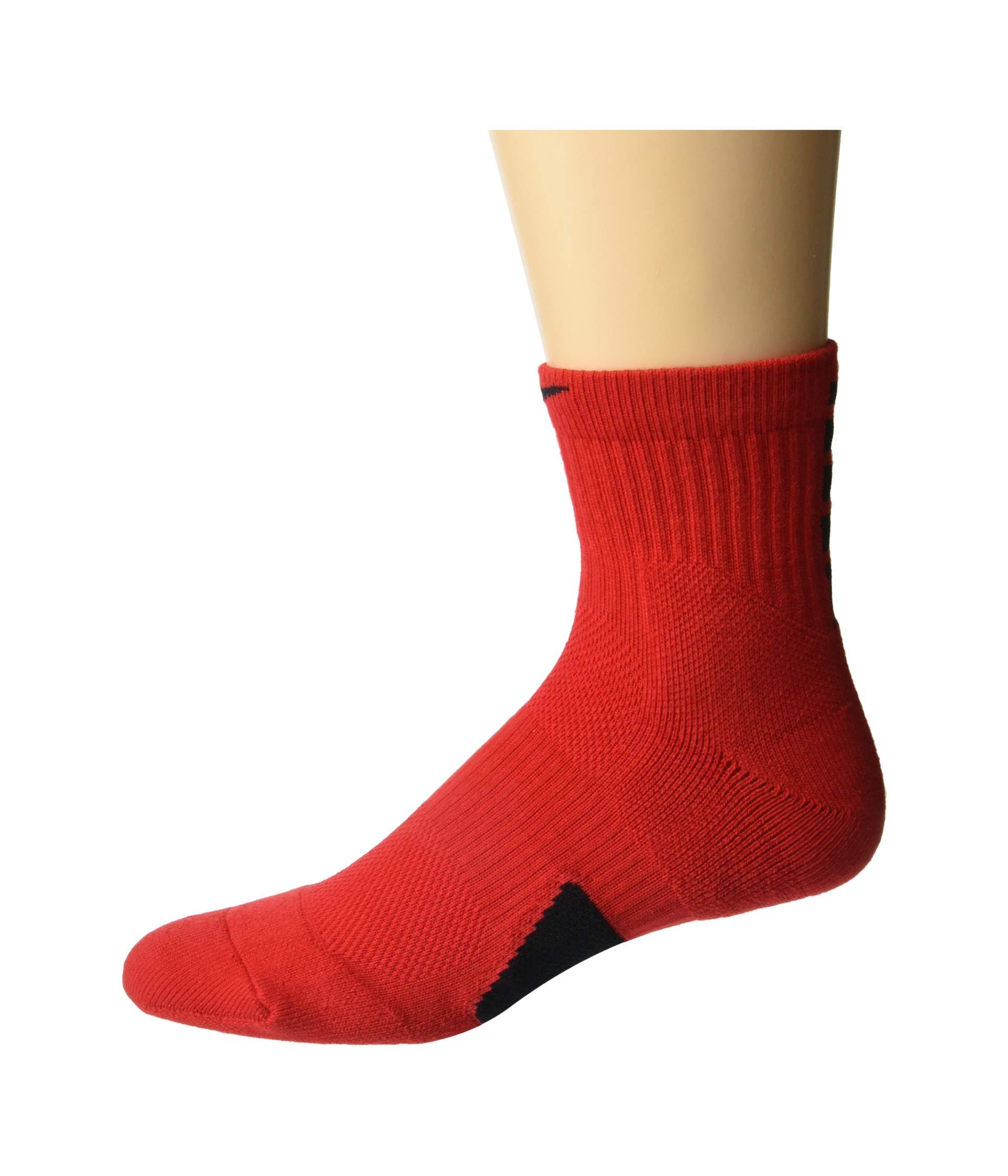 Nike Synthetic Elite Basketball Mid Socks in Red Lyst