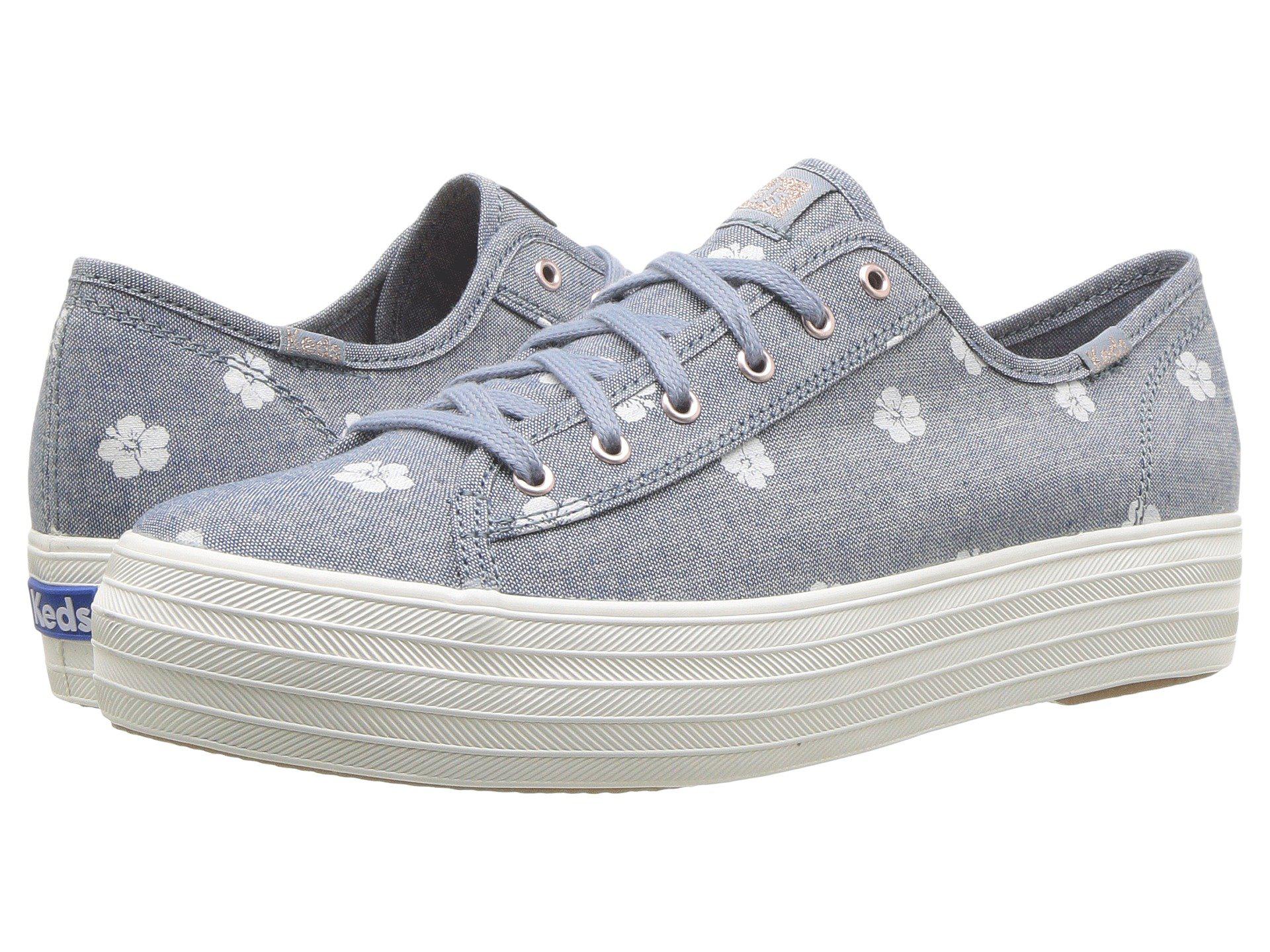 keds triple hibiscus