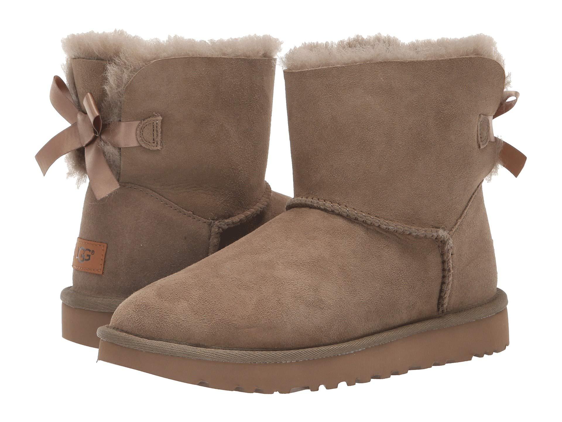 UGG Suede Mini Bailey Bow Ii in Yellow - Lyst