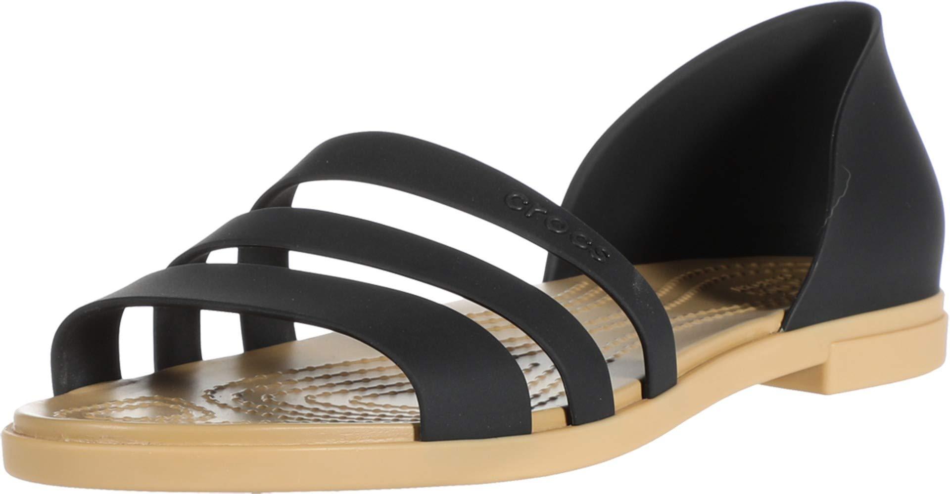 crocs flats open toe