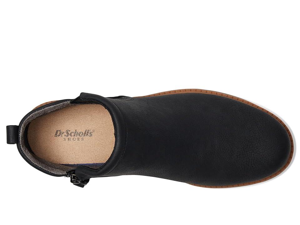 Dr scholl's black leather booties deals