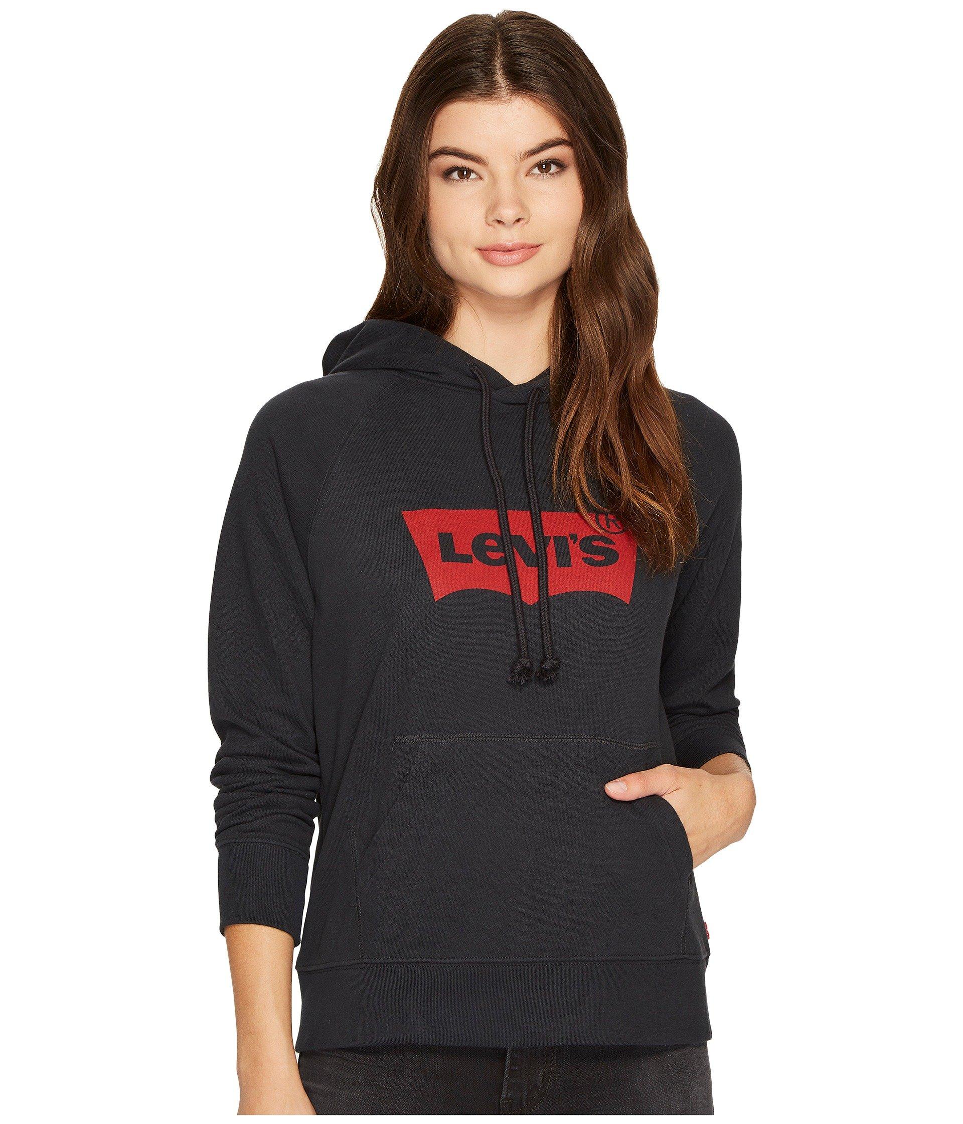 levis black hoodie womens