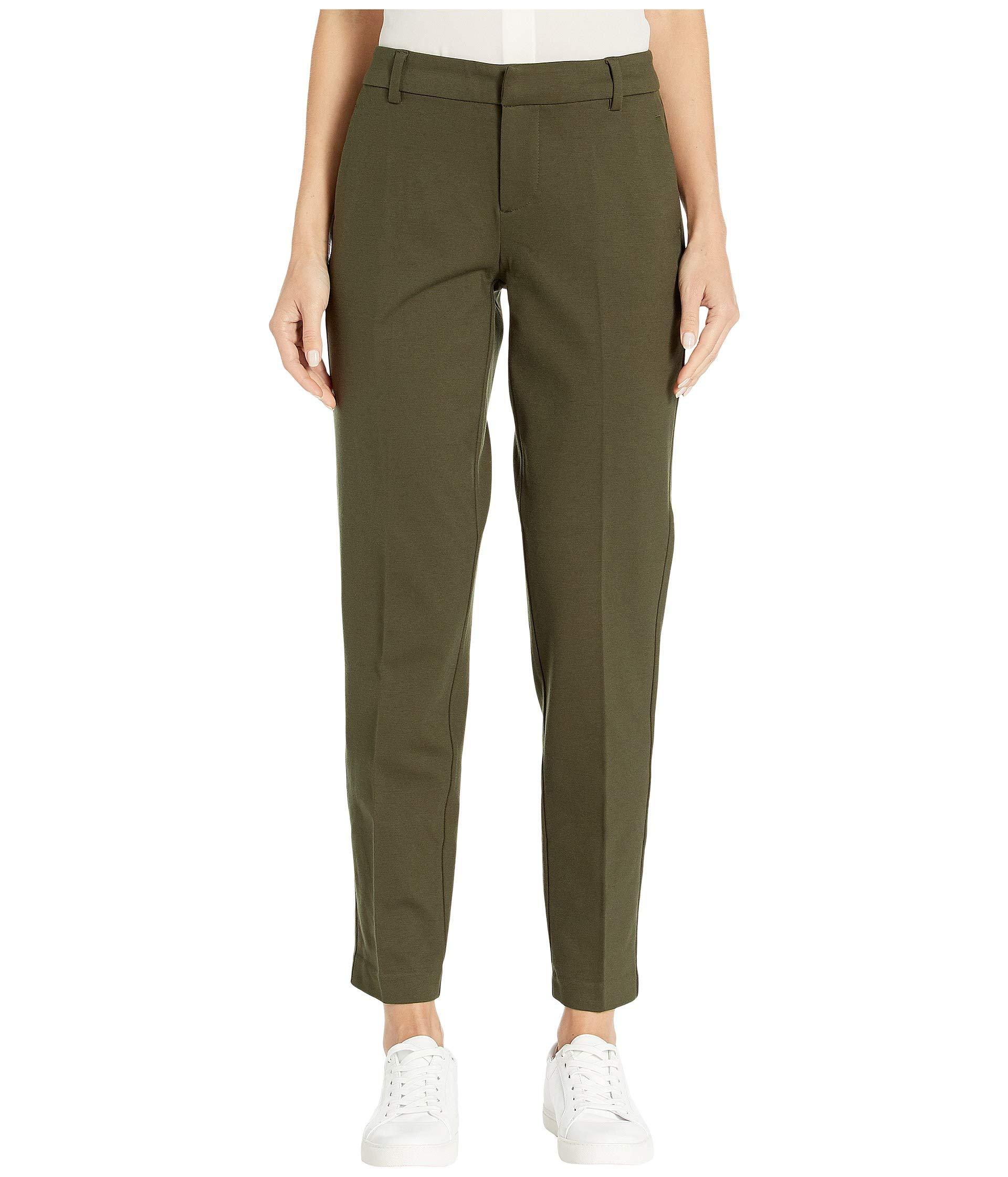 Liverpool Jeans Company Synthetic Kelsey Slim Leg Trousers In Super Stretch Ponte Knit in Olive 