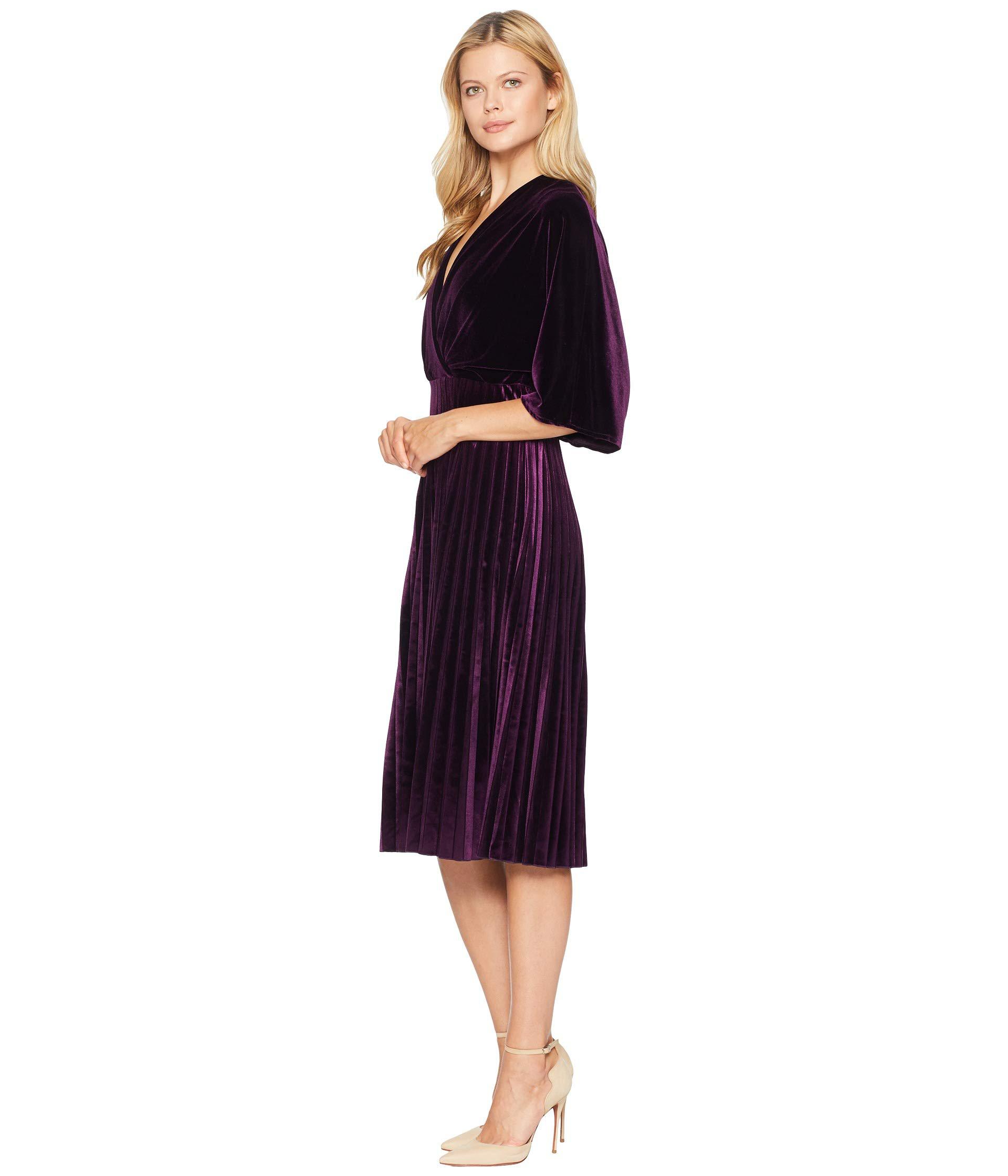 maggy london kimono pleated dress