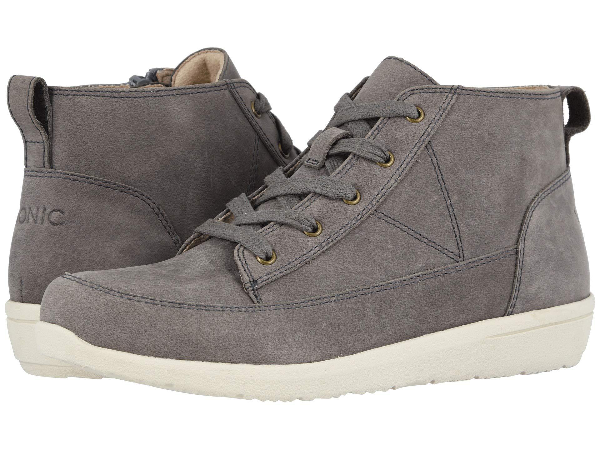 vionic shawna water resistant suede high top sneaker booties