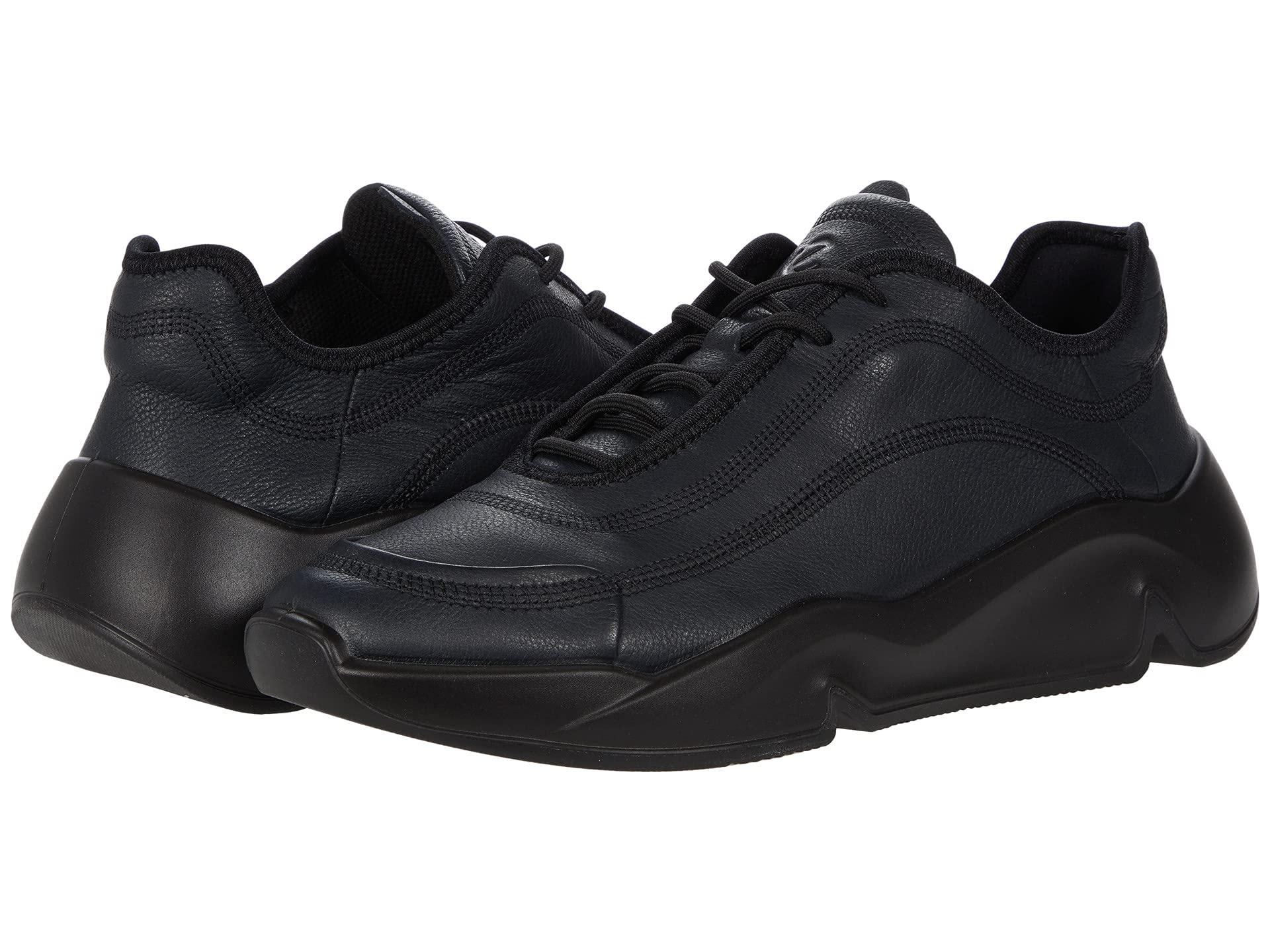 Ecco Chunky Sneaker Retro in Black for Men | Lyst