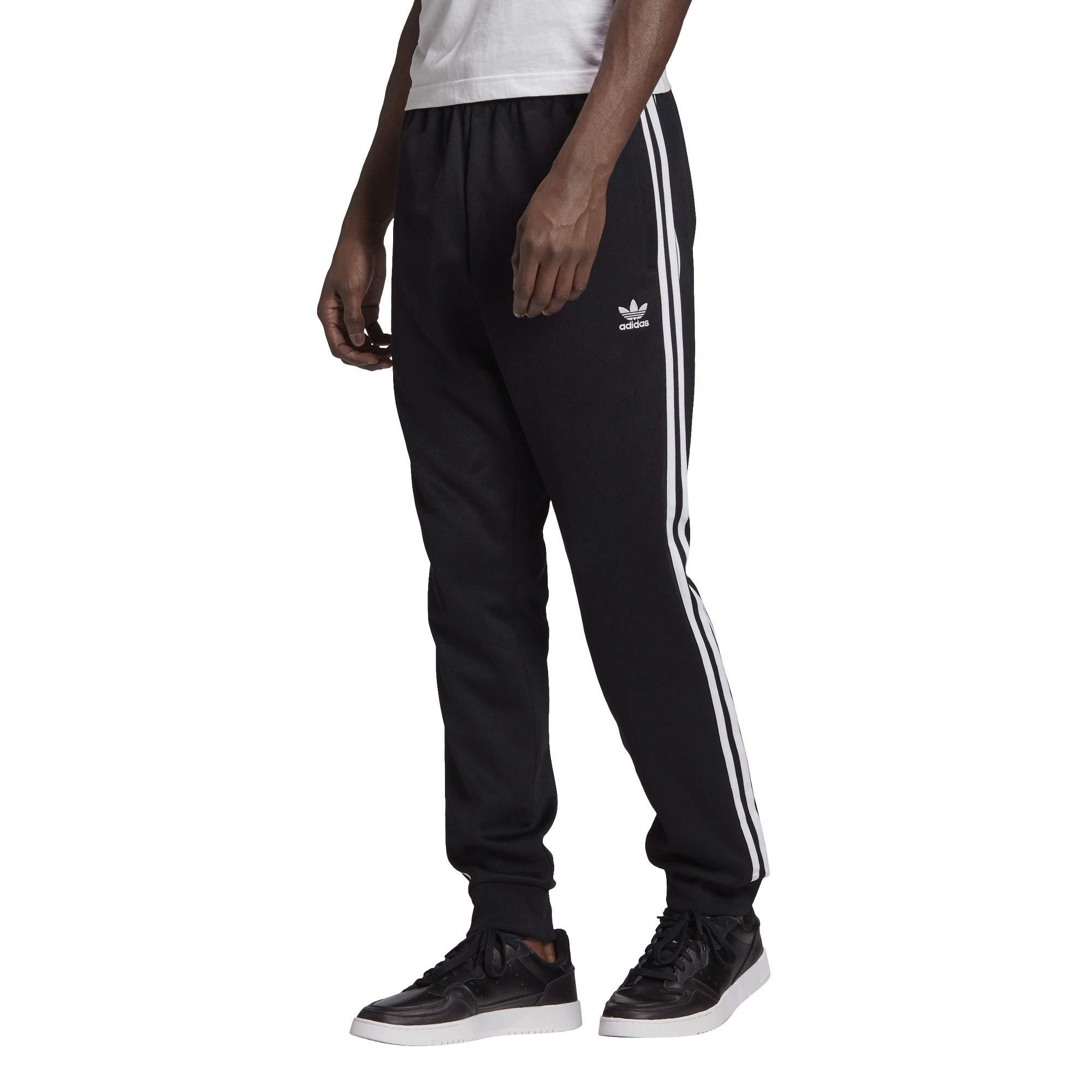 adidas Originals Synthetic Superstar Track Pants in Black for Men - Lyst