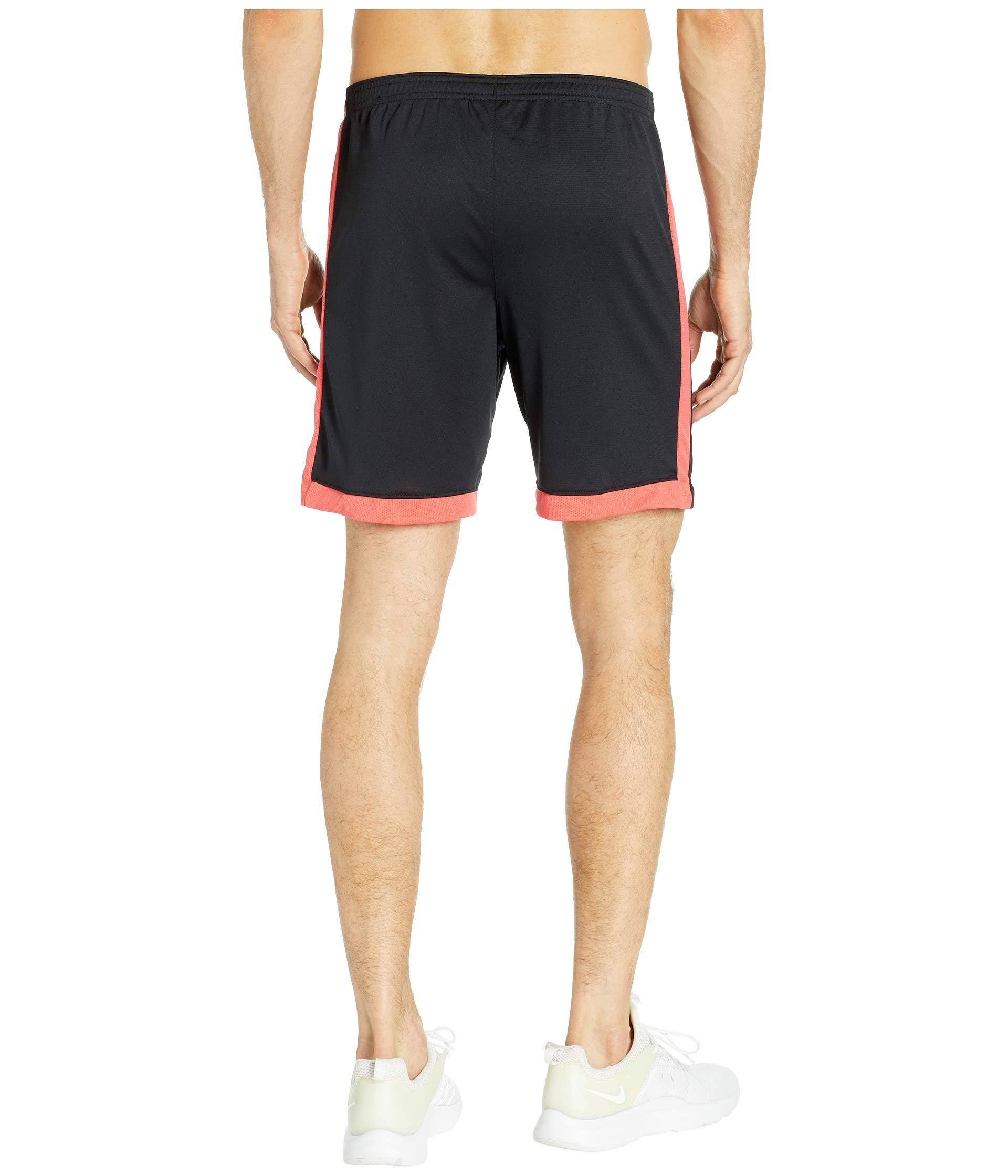 black nike academy shorts