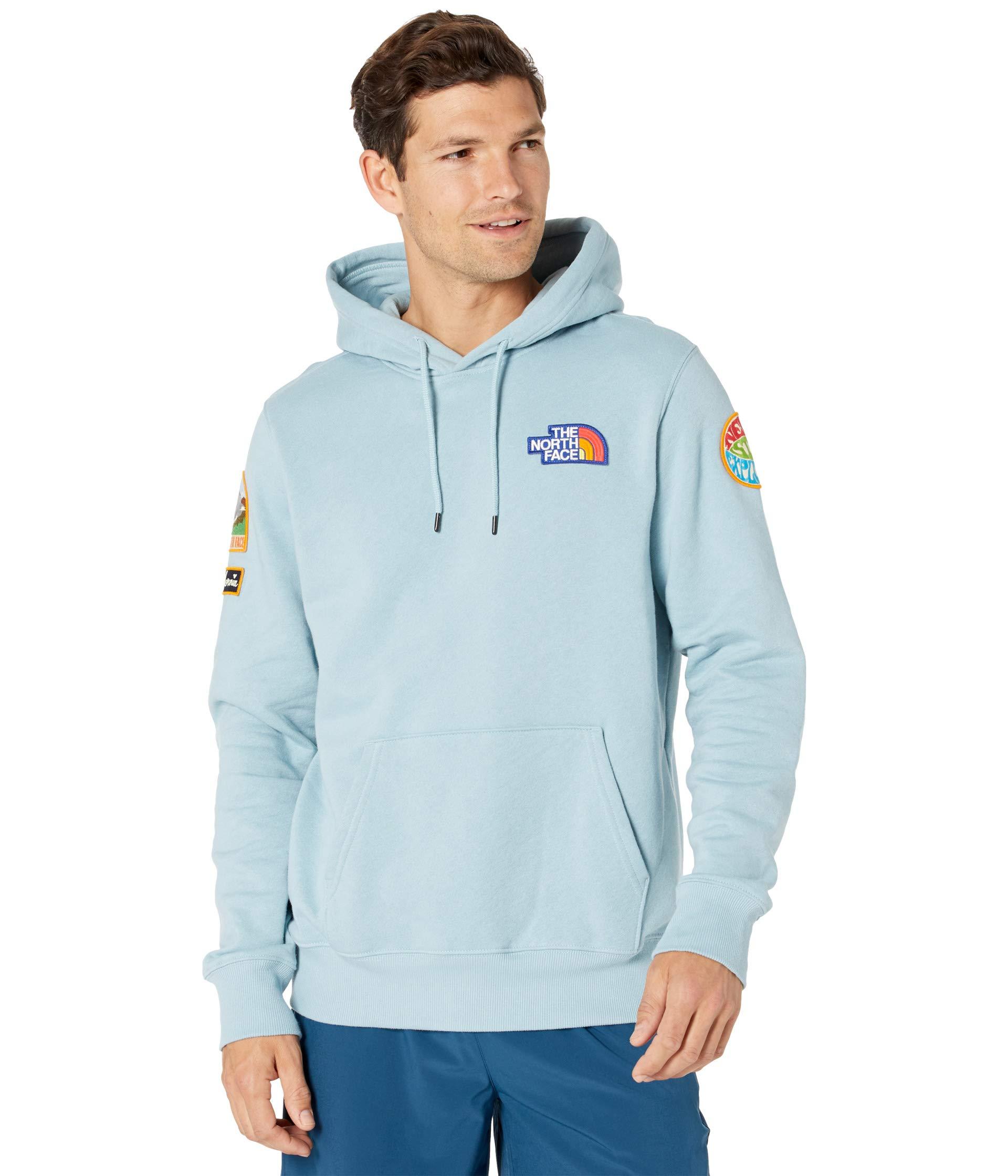 the north face mens novelty patch pullover moletom com capuz