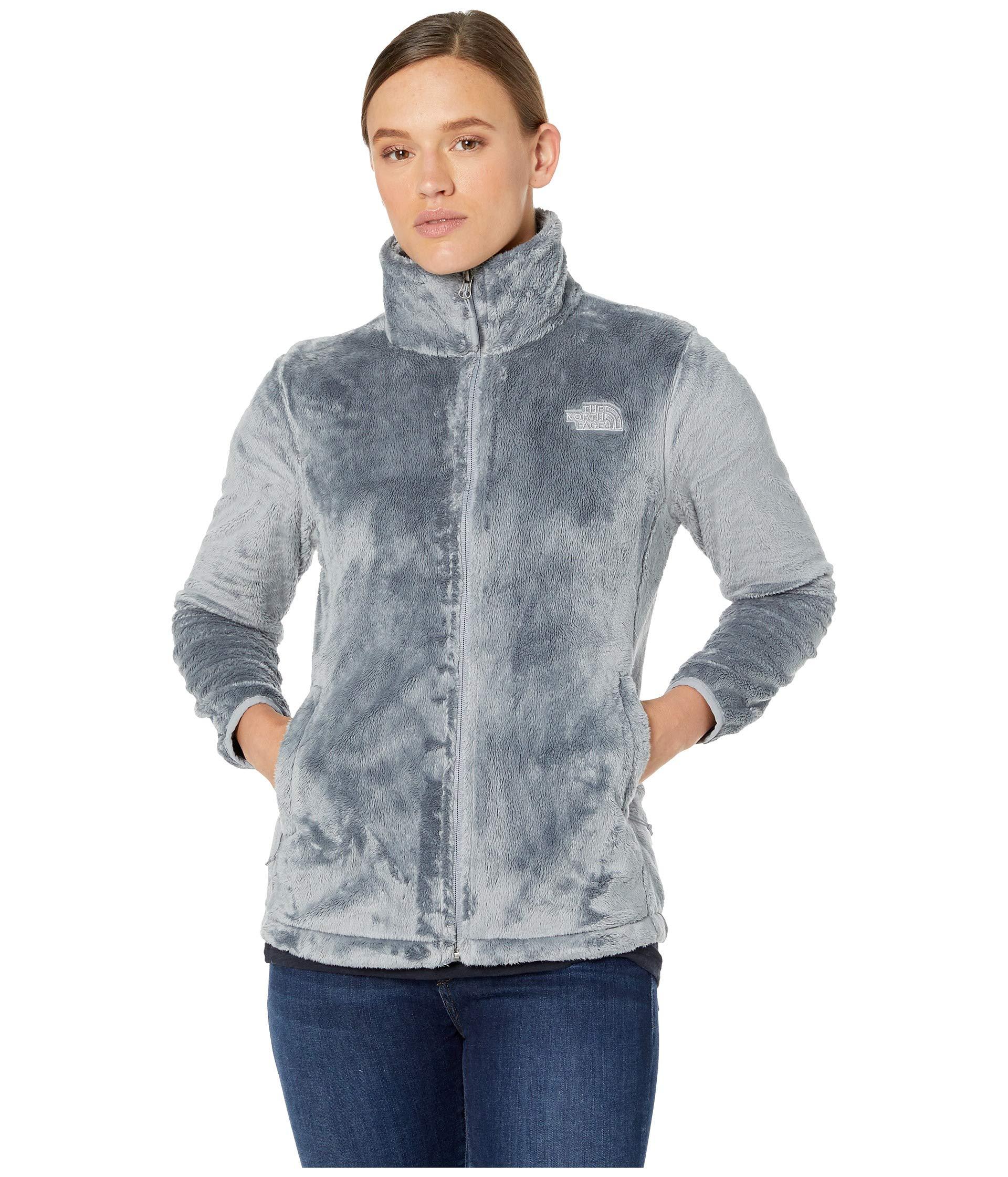 The North Face Fleece Osito Jacket in Gray - Lyst