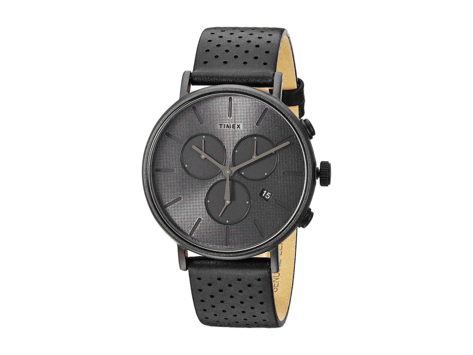 timex fairfield black