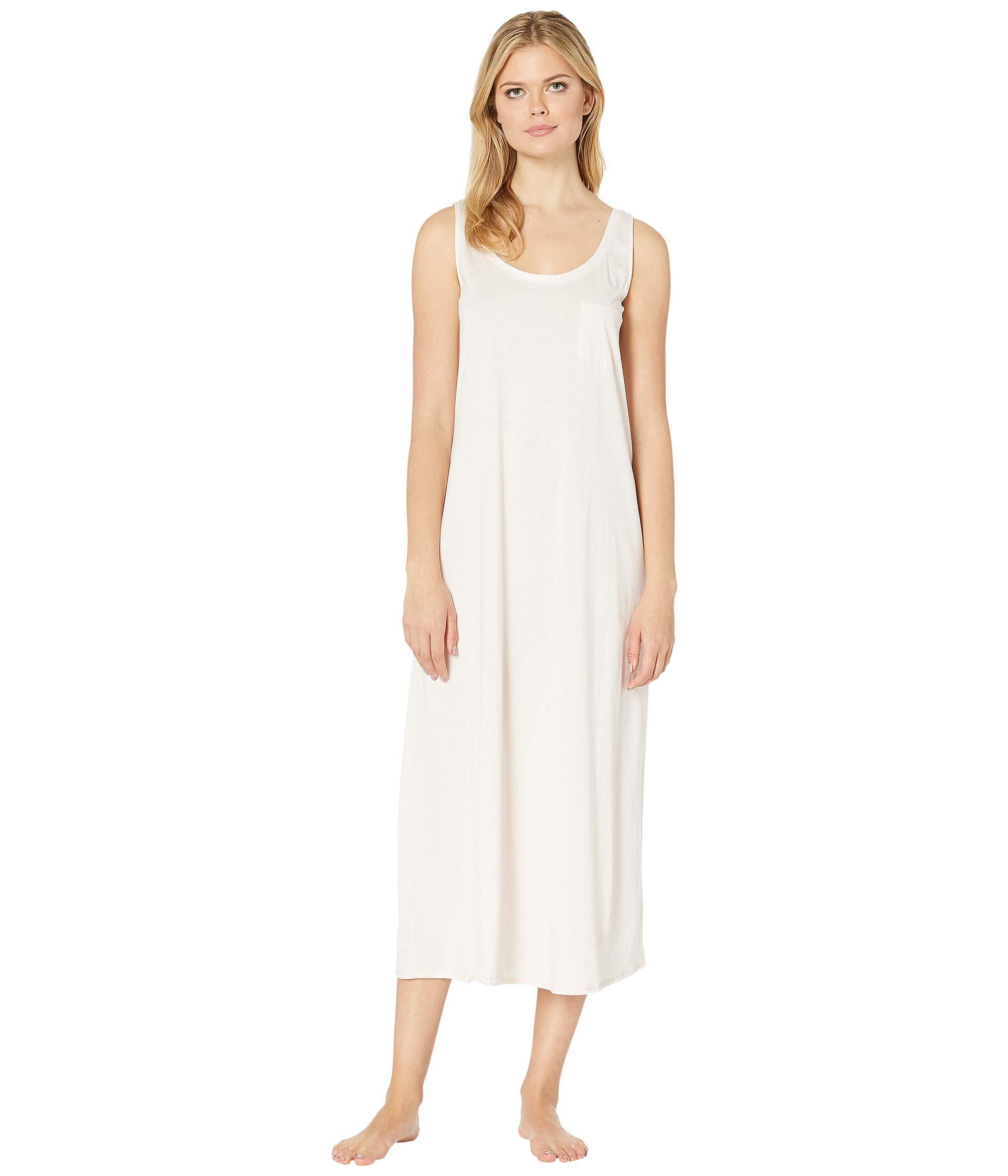 Hanro Long Cotton Tank Nightgown in 