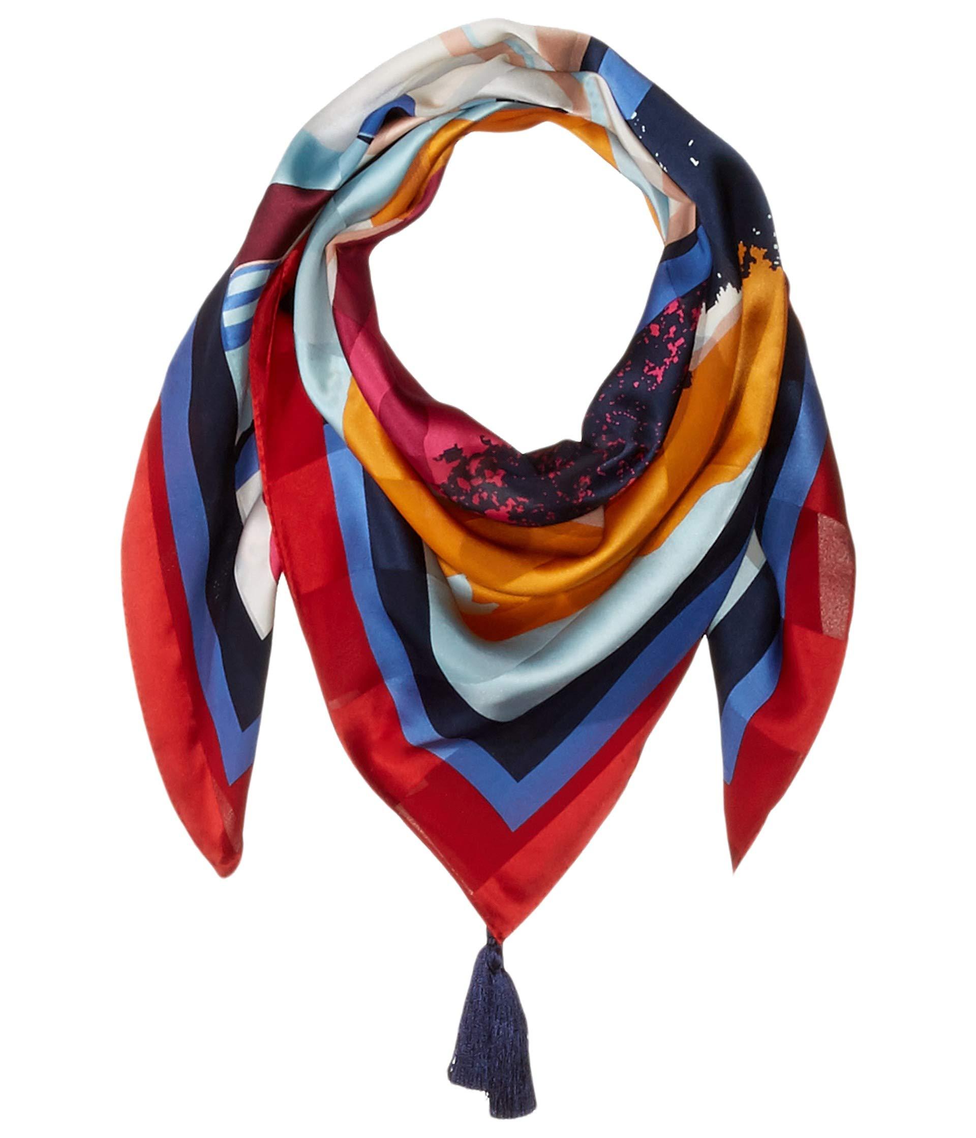 Tory Burch Above The Clouds Silk Square Scarf - Lyst