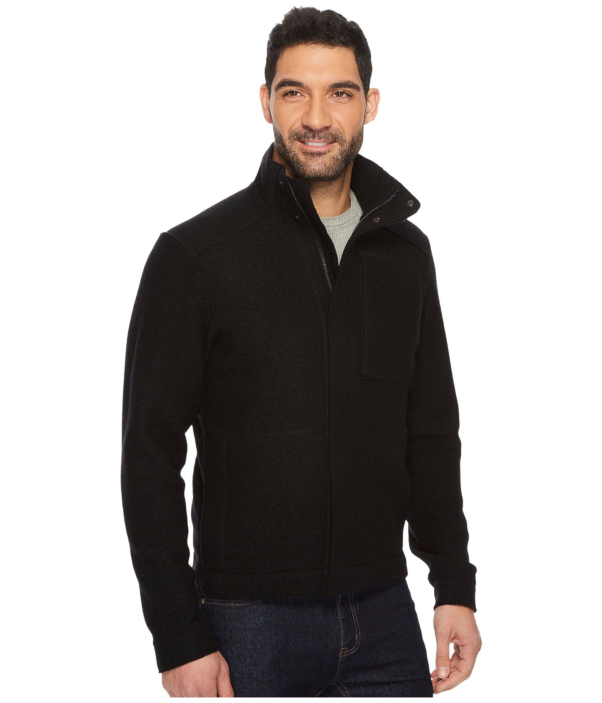 boiled wool mens jacket