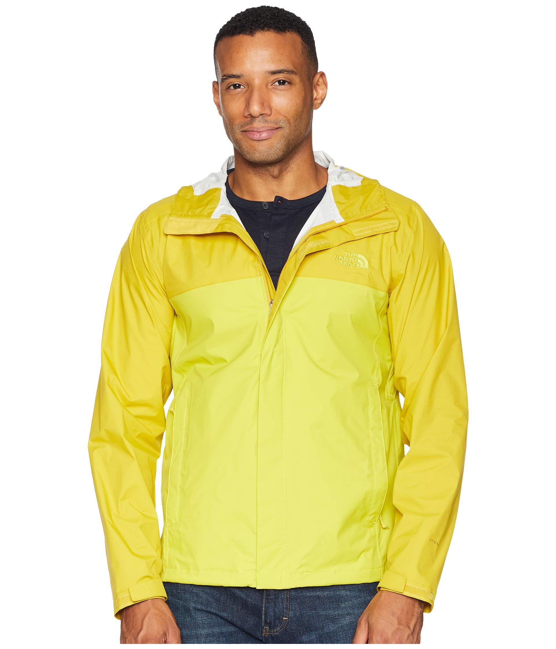 north face venture 2 yellow
