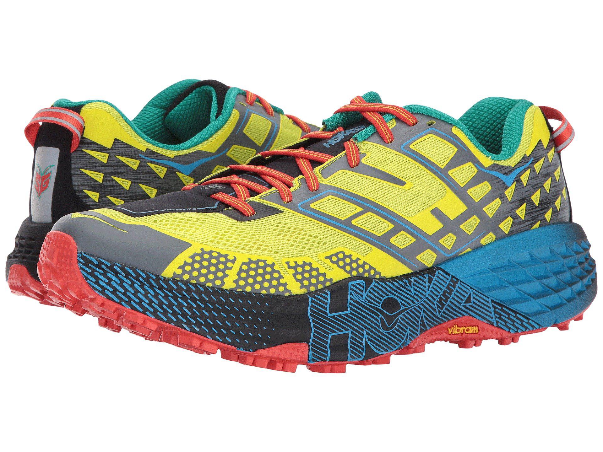 hoka one one speedgoat 2 citrus dresden blue