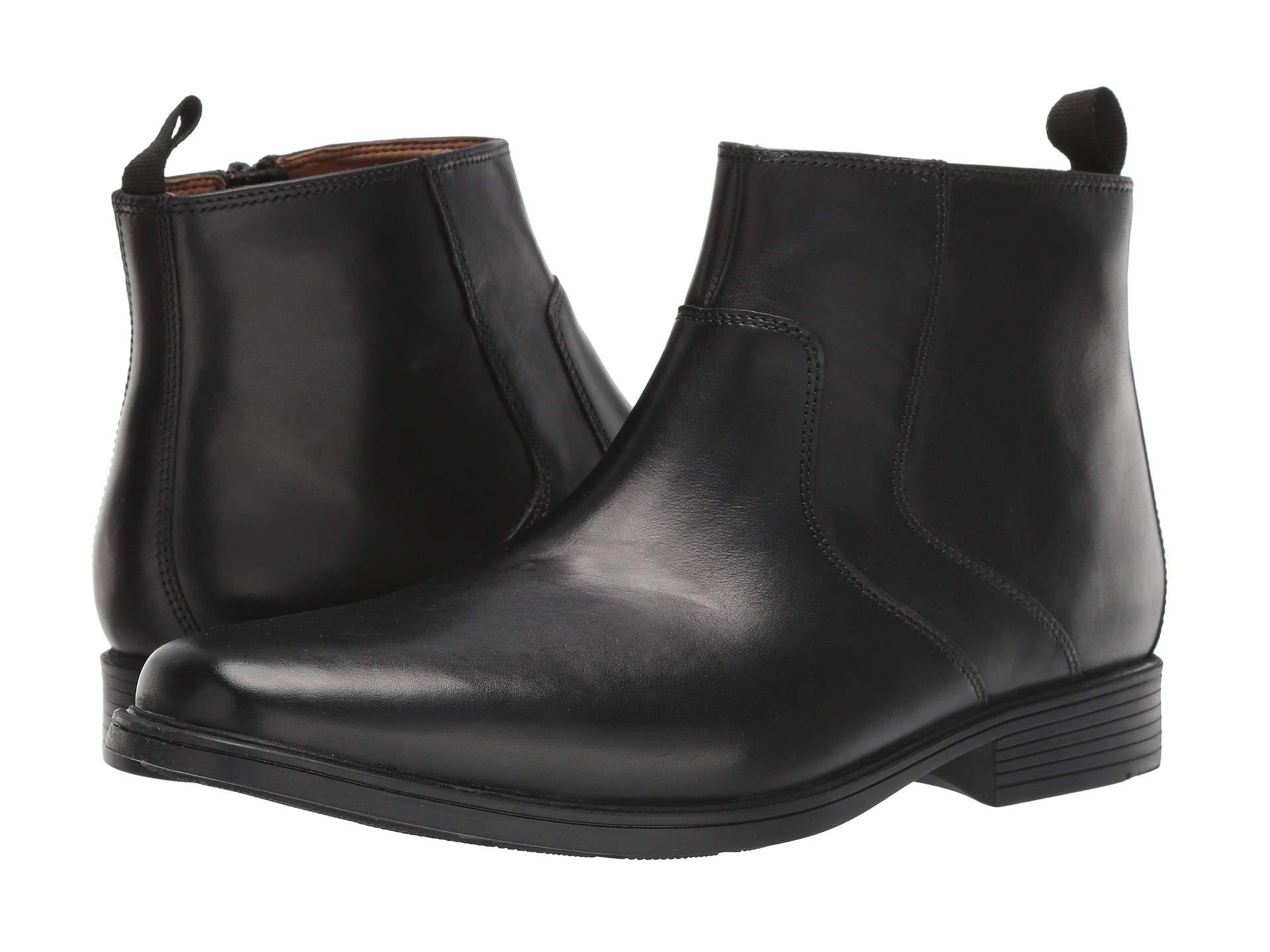 clarks men's tilden zip ii waterproof boot ankle