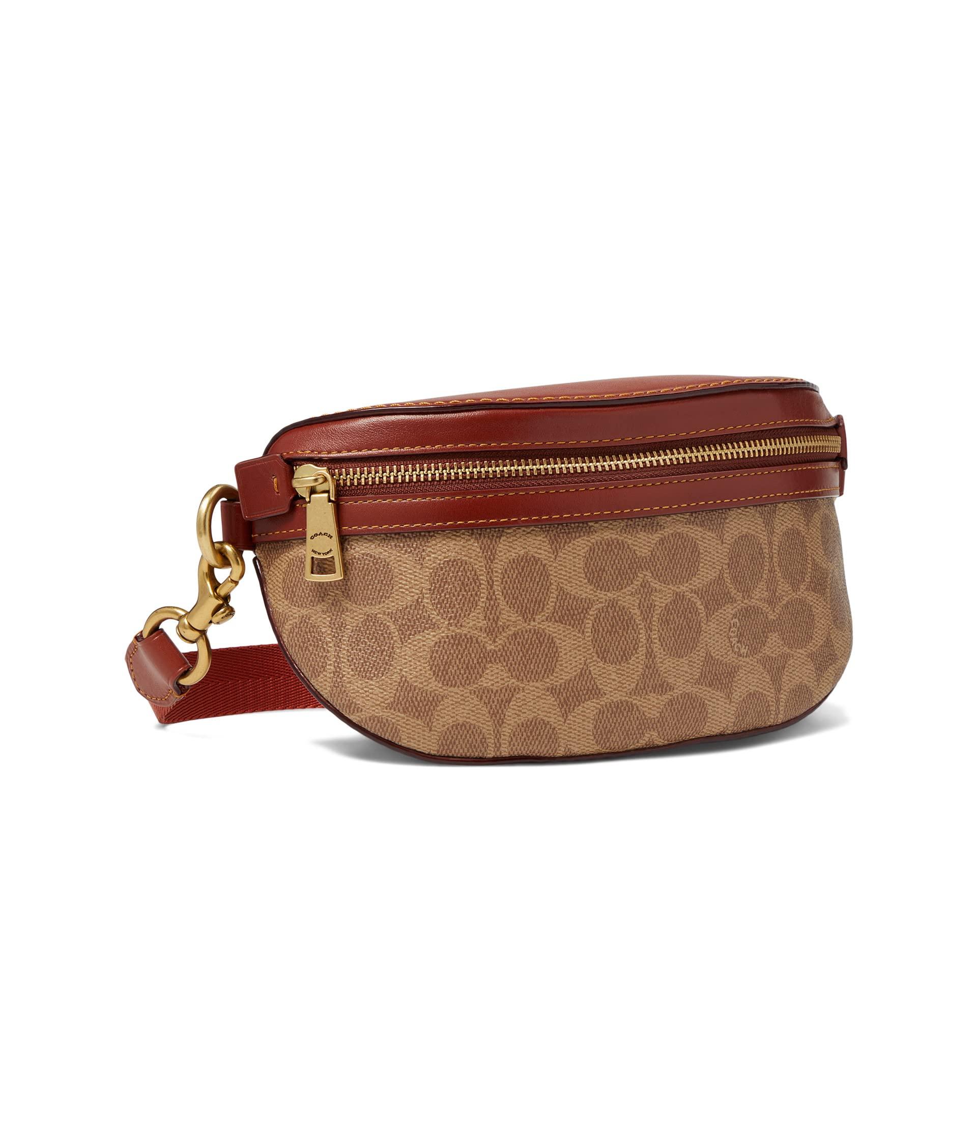 COACH Coated Canvas Signature Bethany Belt Bag in Brown