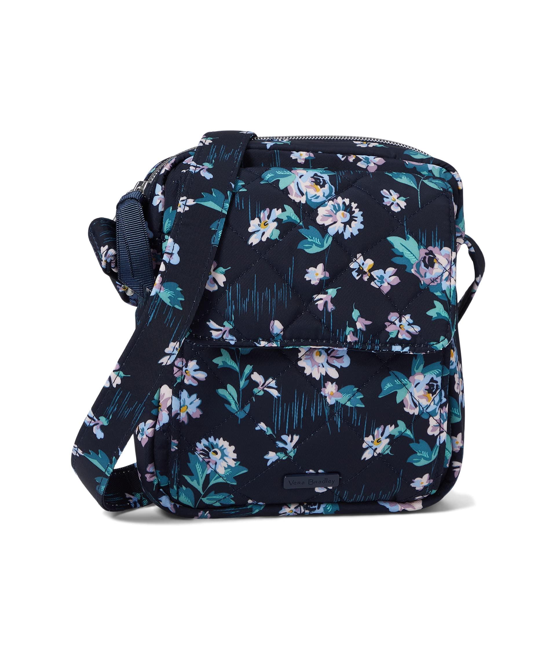 Vera Bradley Synthetic Performance Twill Small Crossbody Purse in Blue