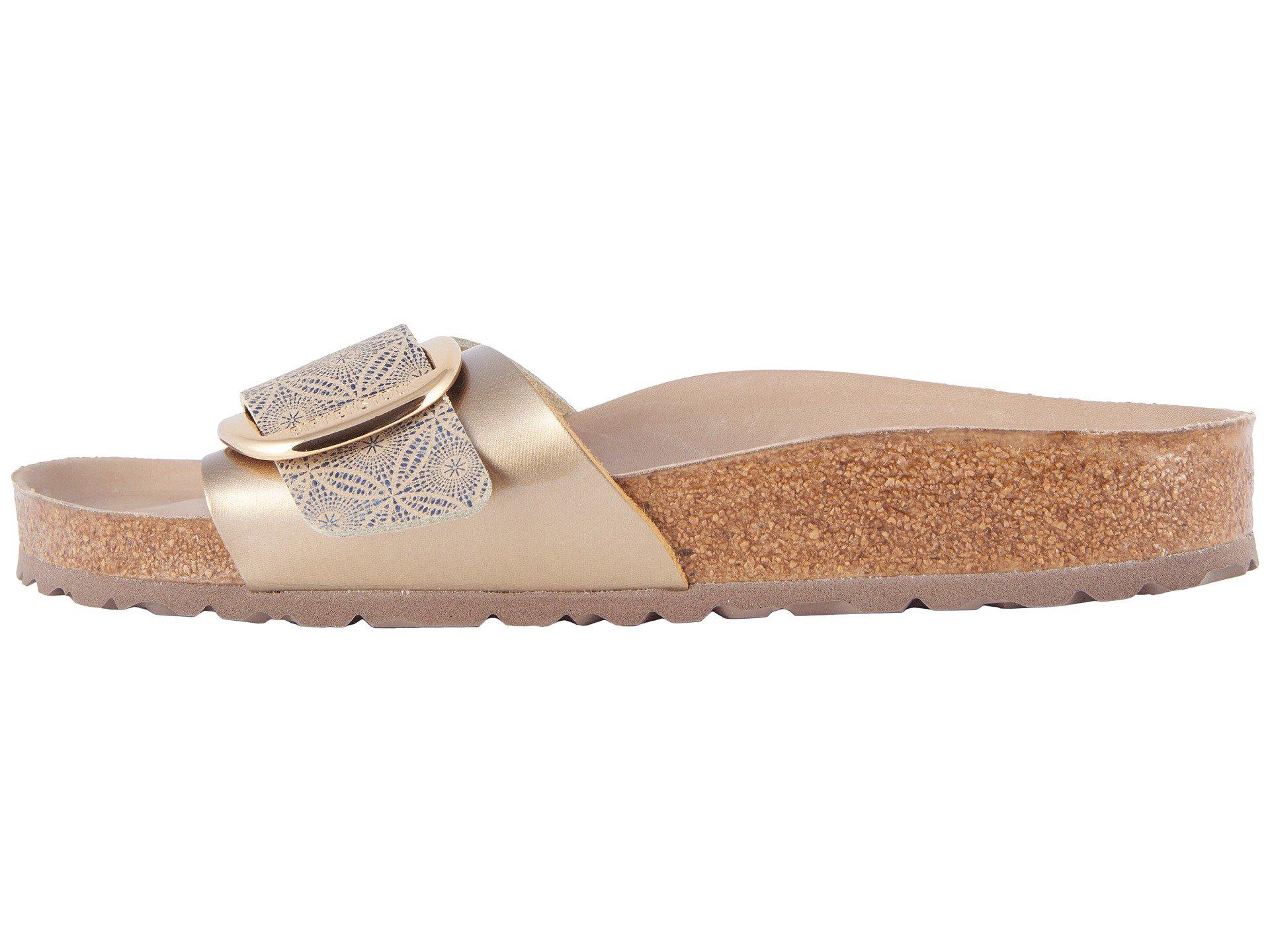 Birkenstock Madrid Big Buckle (ceramic Blue Leather) Women's Sandals - Lyst