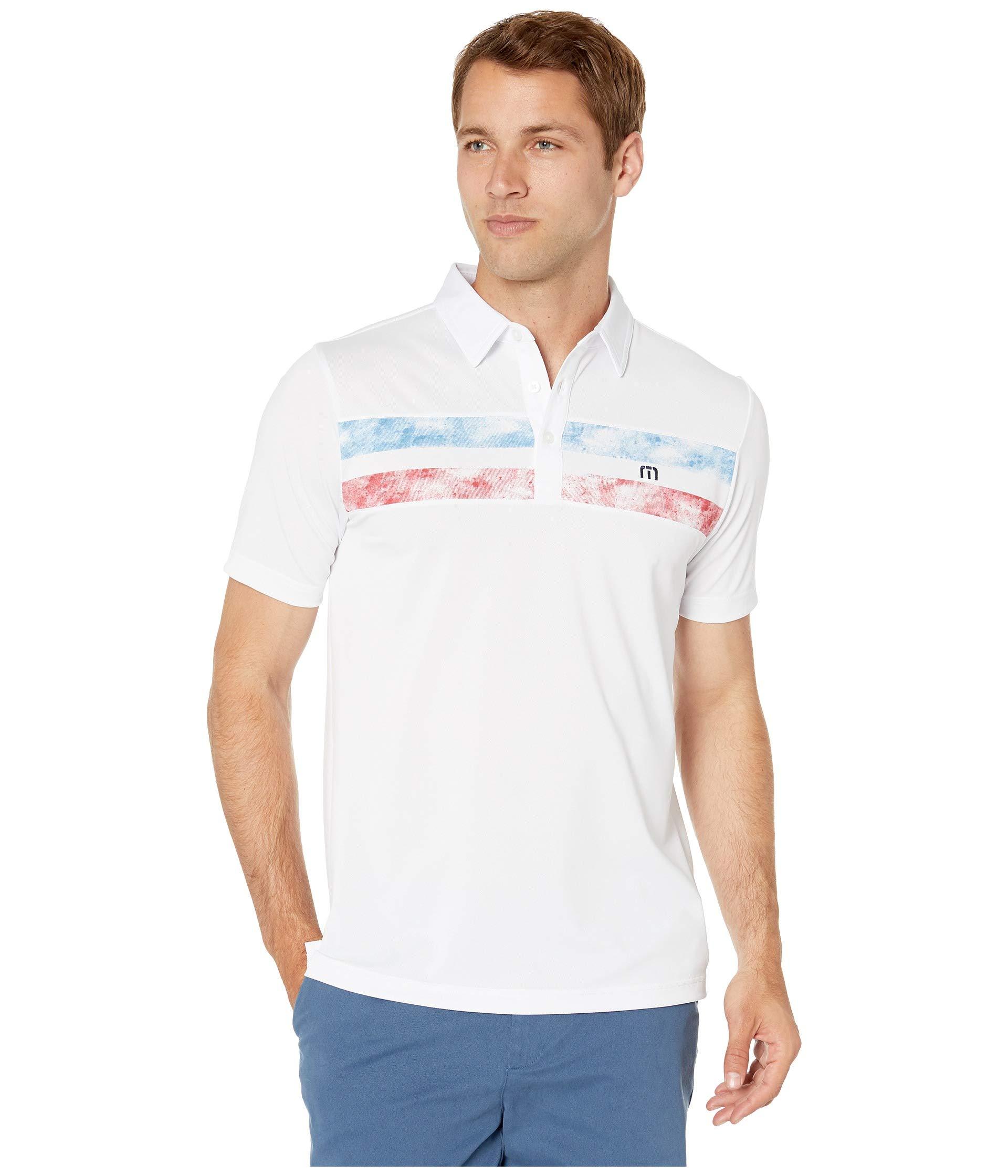 Travis Mathew Synthetic Change The Business Polo in White for Men - Lyst