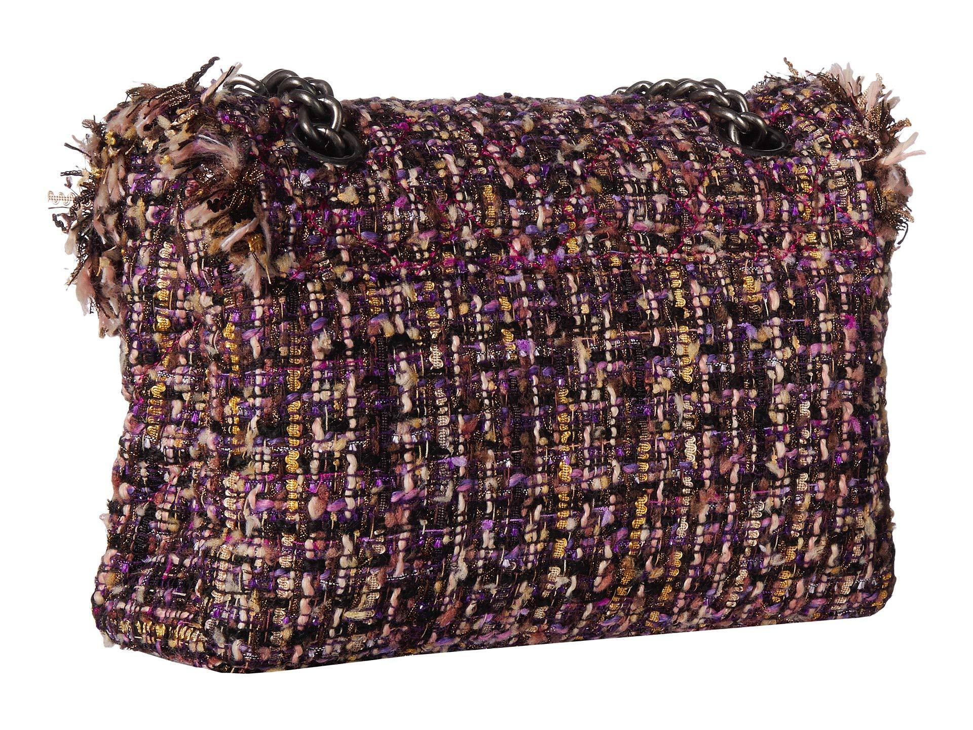 Kurt Geiger Tweed Kensington Shoulder Bag in Purple Lyst