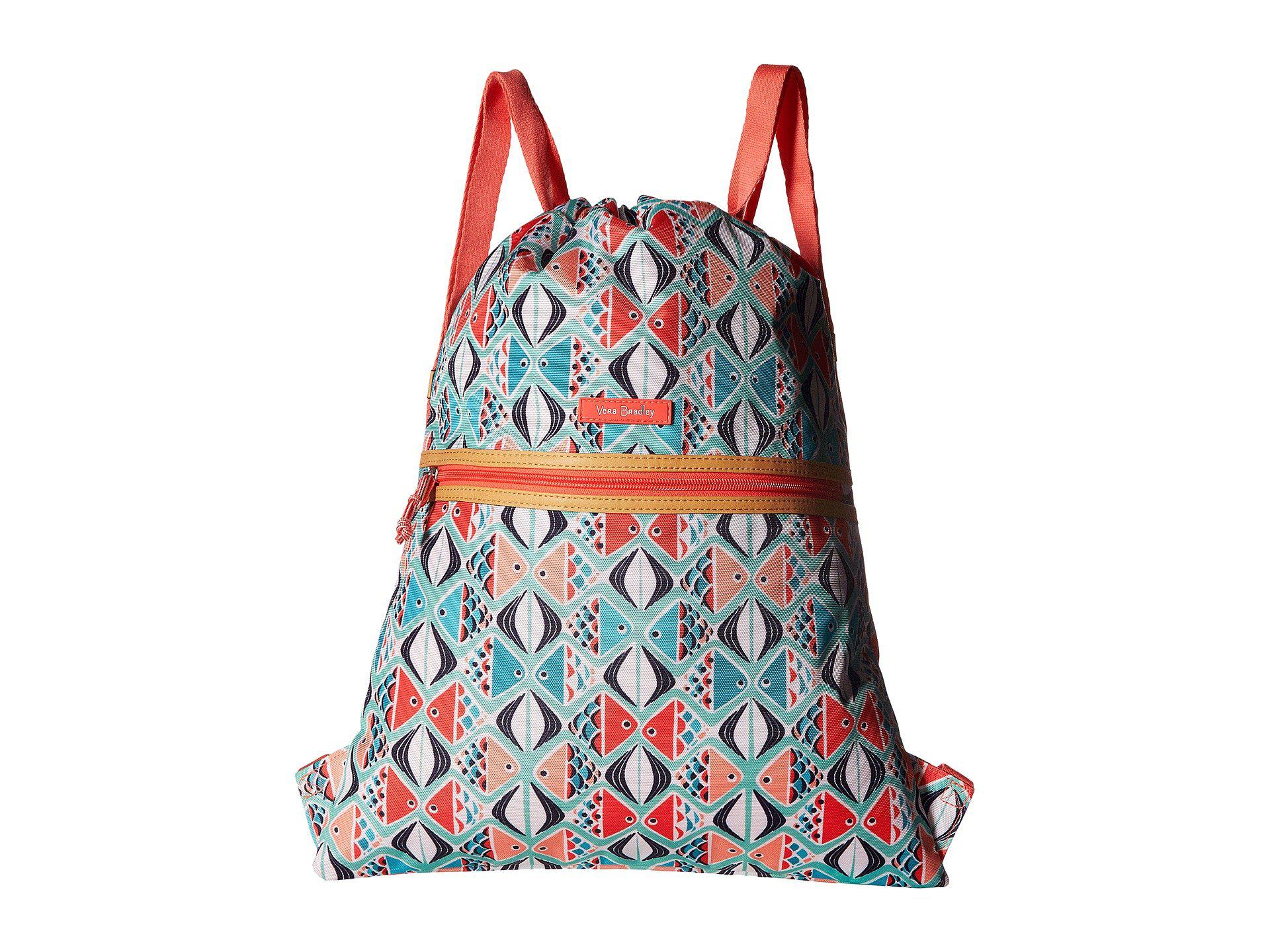 vera bradley go fish backpack