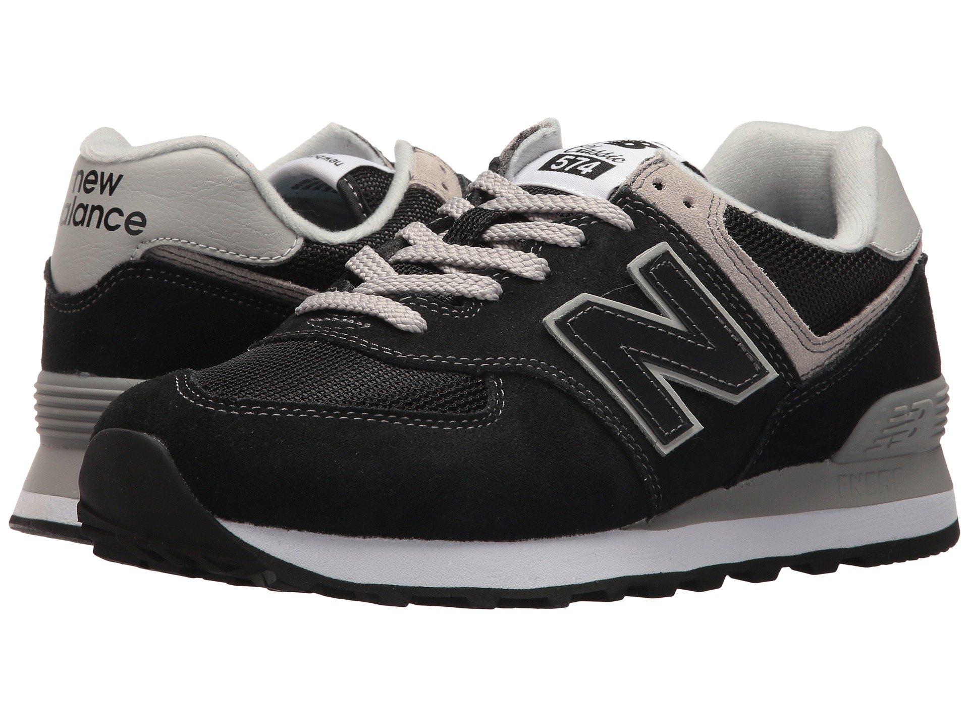 new balance classic black and white