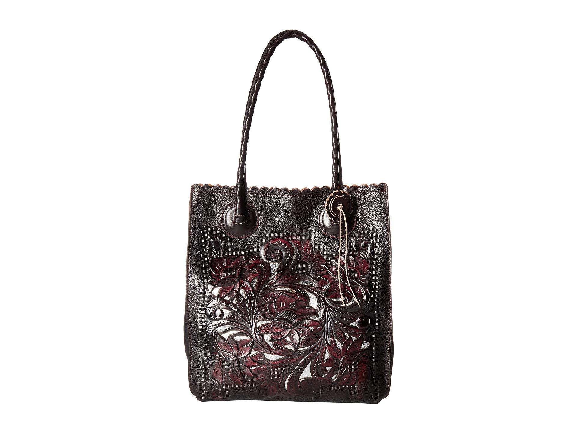 patricia nash cavo tote plum
