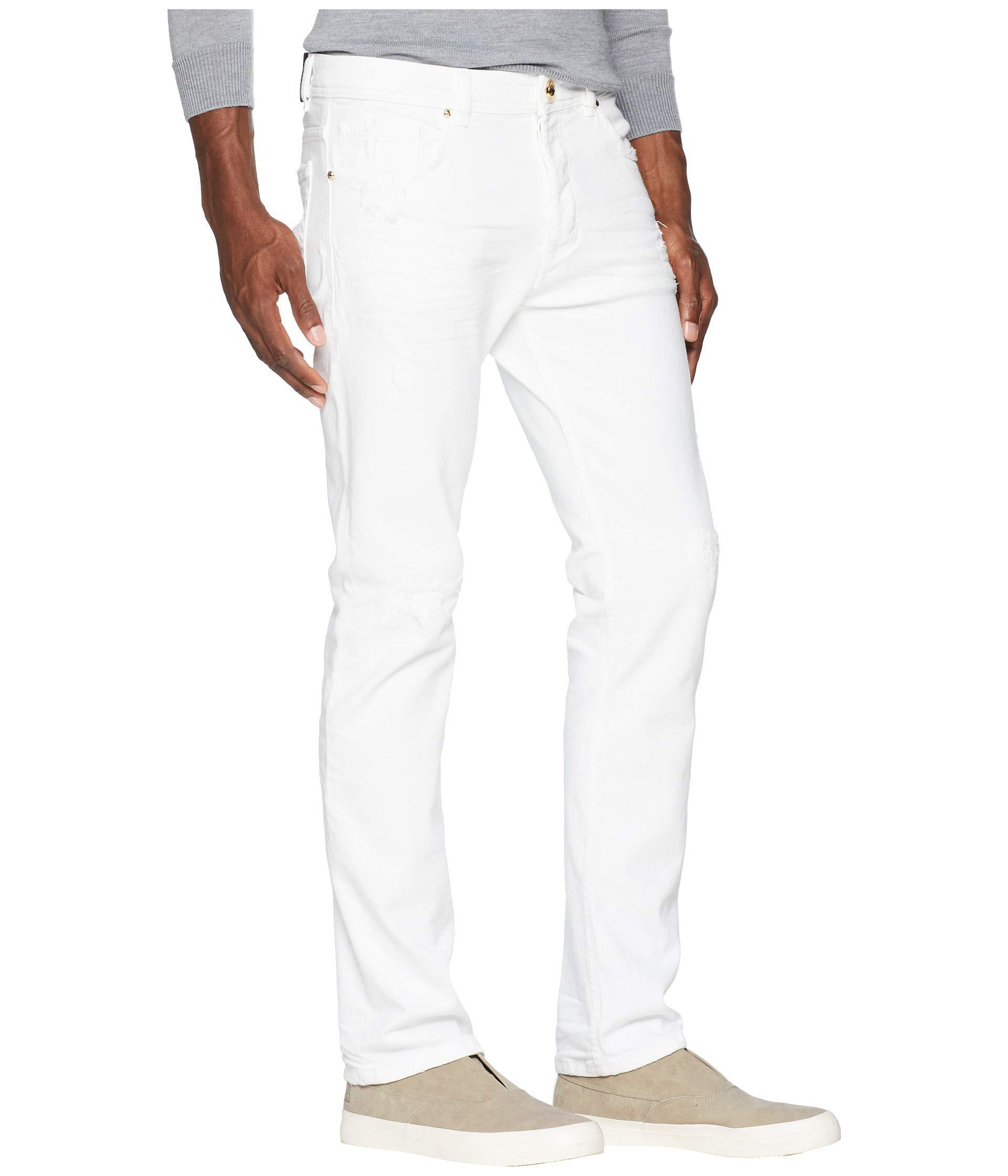 versace white jeans mens