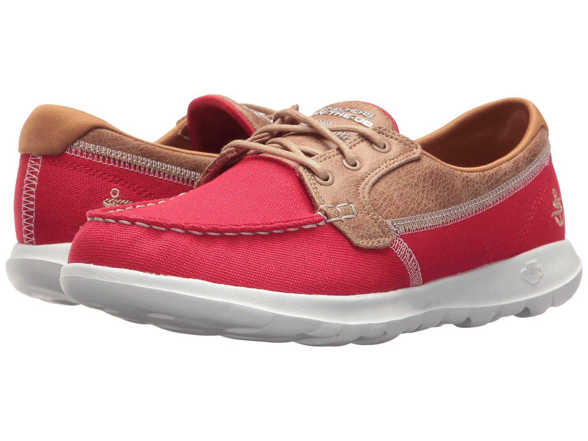 skechers go walk lite coral