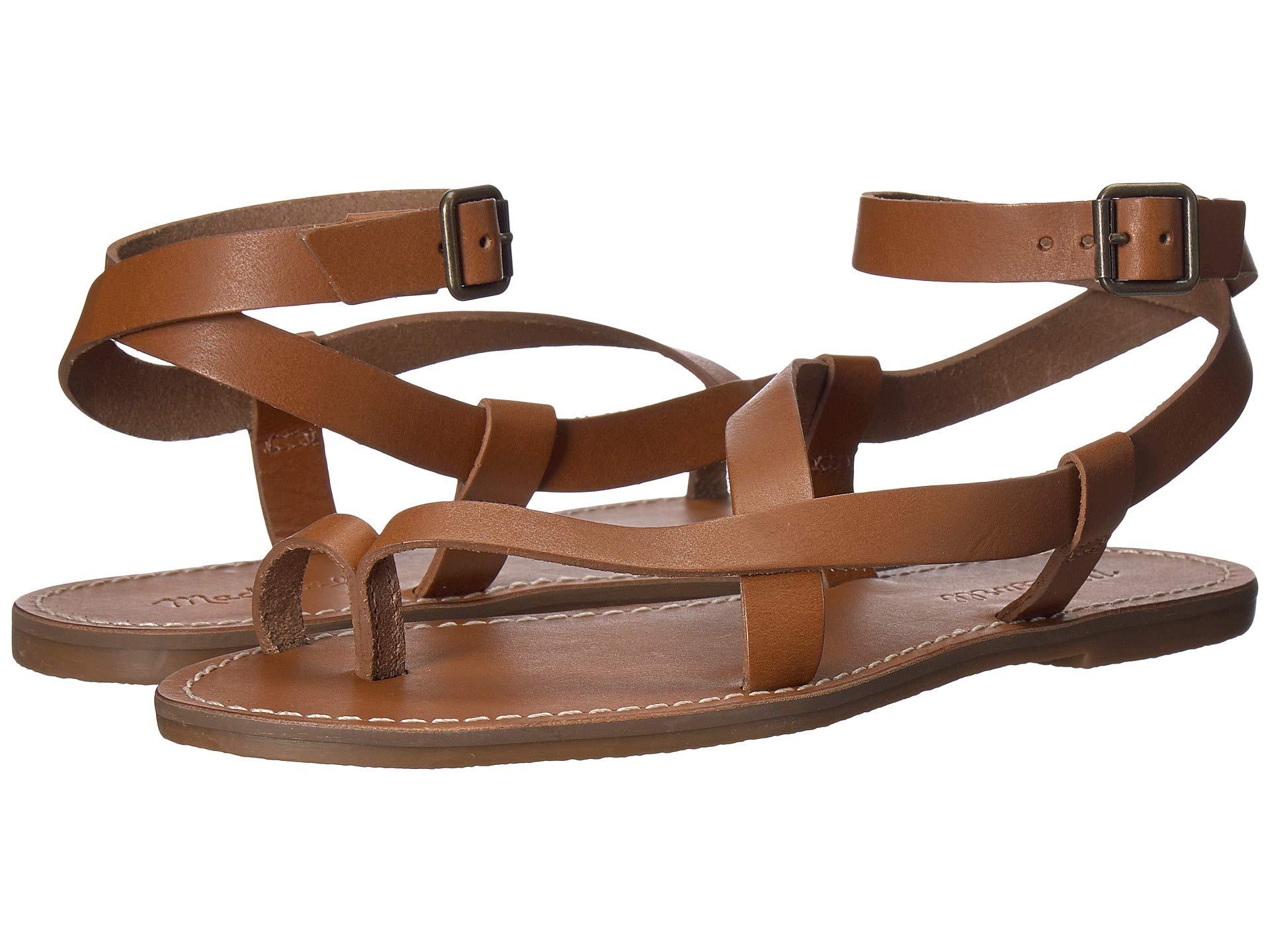 Madewell Leather The Boardwalk Bare Sandals in Brown - Lyst